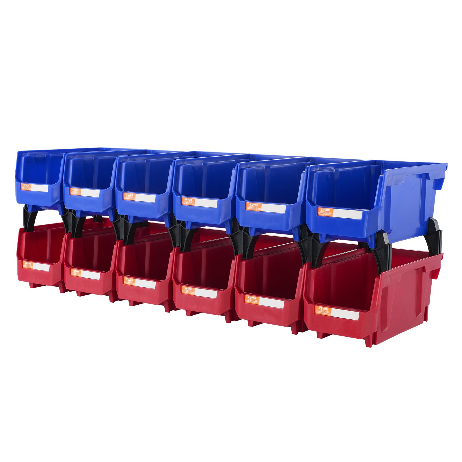 Plastist hoiukast (27,9 cm x 12,7 cm x 12,7 cm), rippuv virnastatav hoiukorraldaja