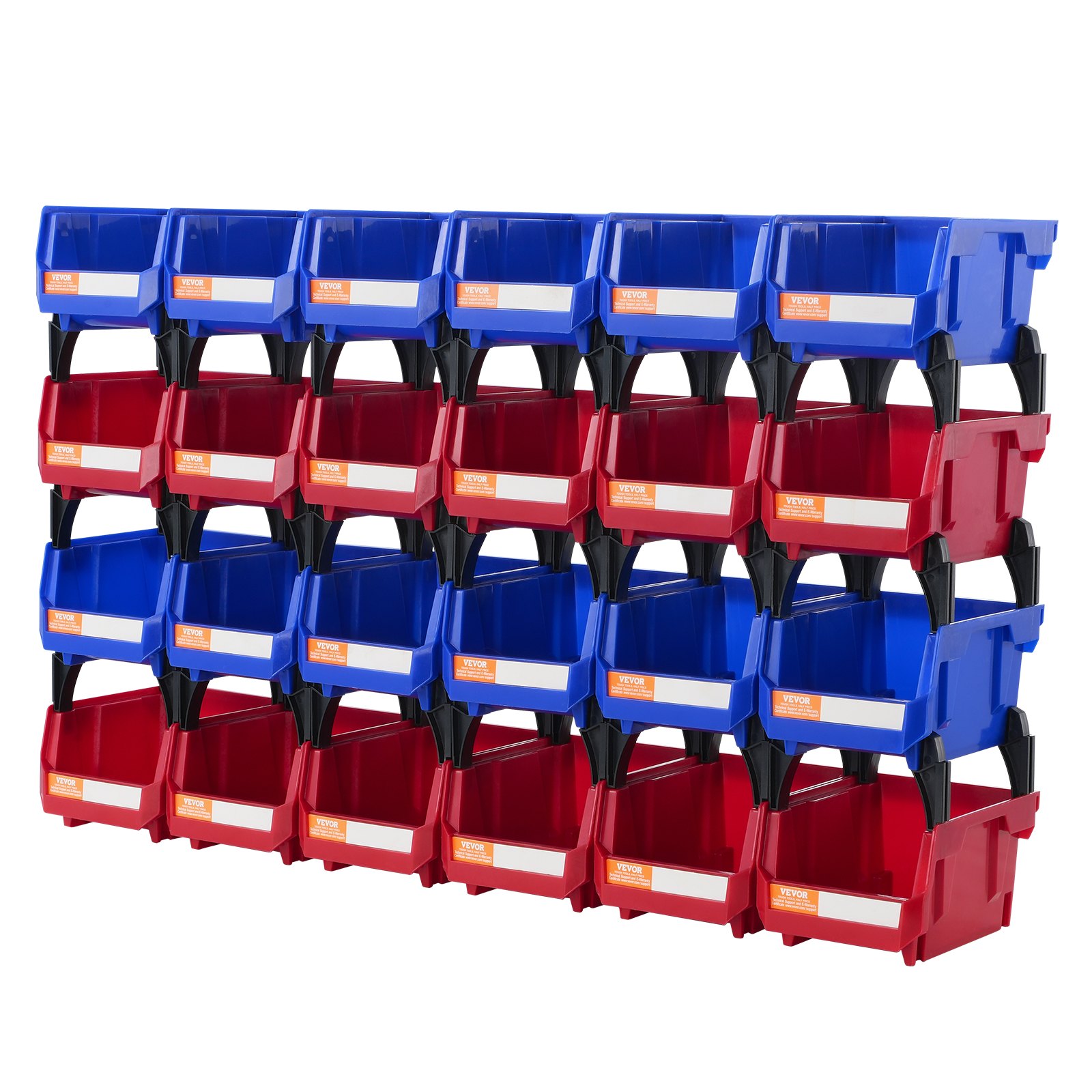 Plastist hoiukast (12,7 cm x 10,2 cm x 7,6 cm), rippuv virnastatav hoiukorraldaja