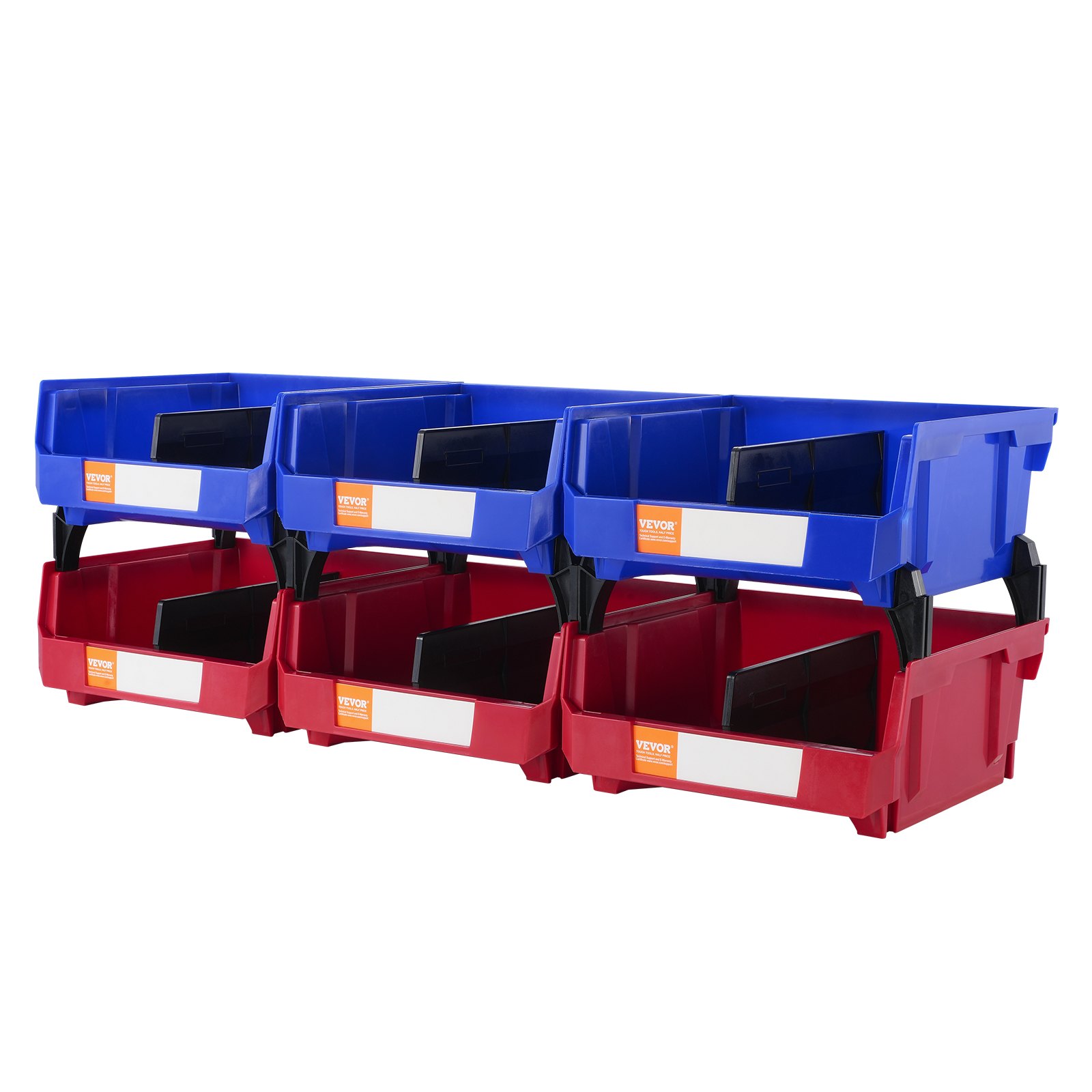 Plastist hoiukast (27,9 cm x 27,9 cm x 12,7 cm), rippuv virnastatav hoiukorraldaja