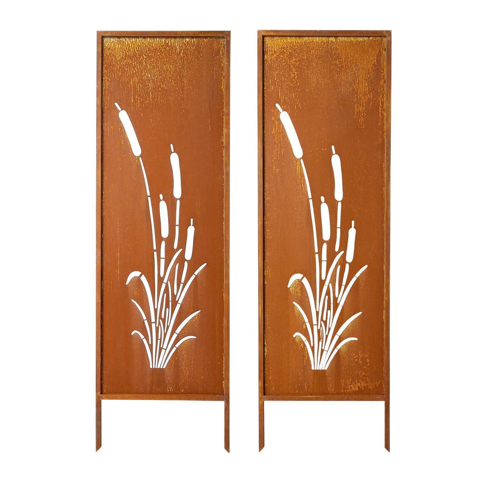 Metallist privaatsusekraan, 50 x 160 cm eraldiseisev moodne privaatsuspiire
