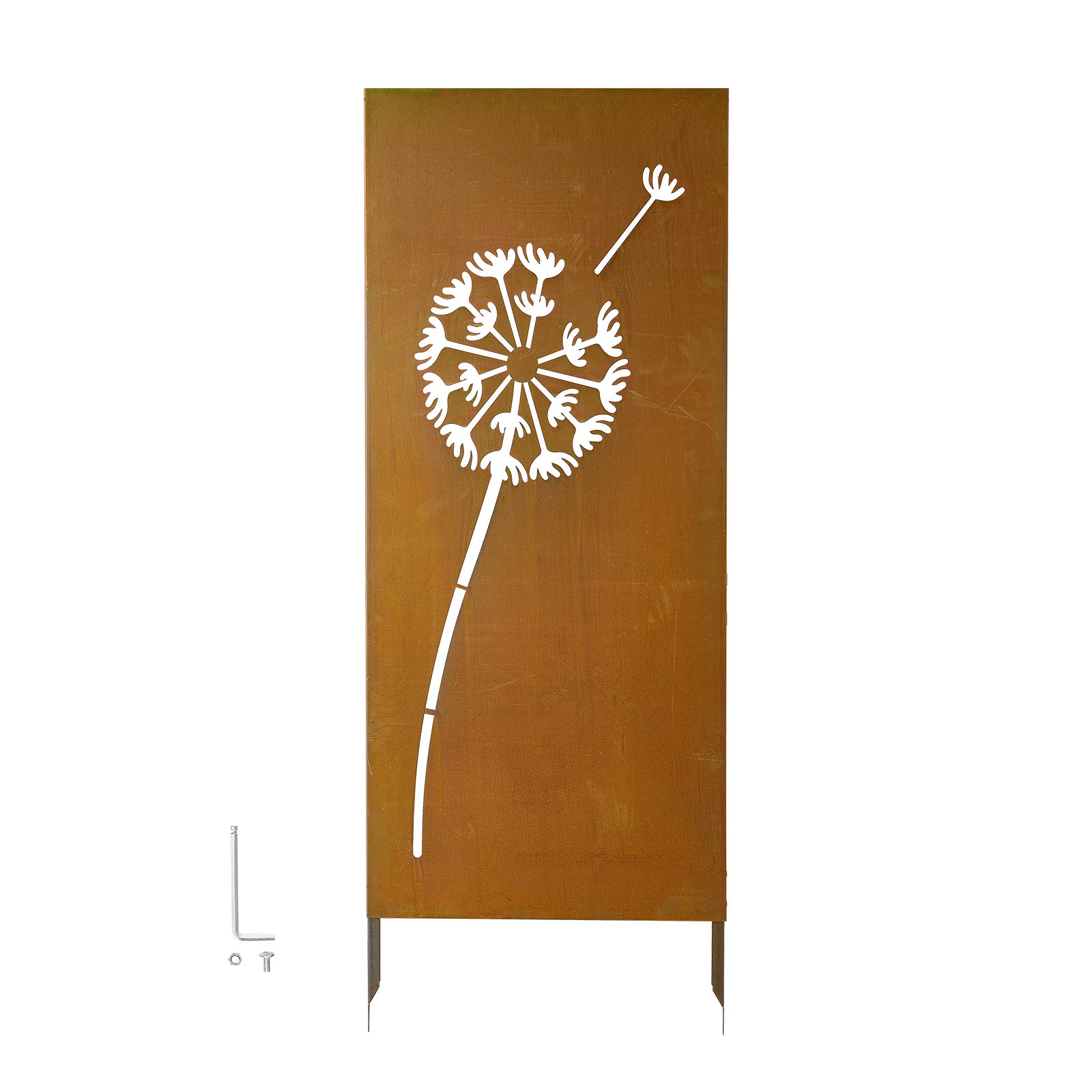 Metallist privaatsuspiire, 61 x 160 cm eraldiseisev moodne privaatsuspiire