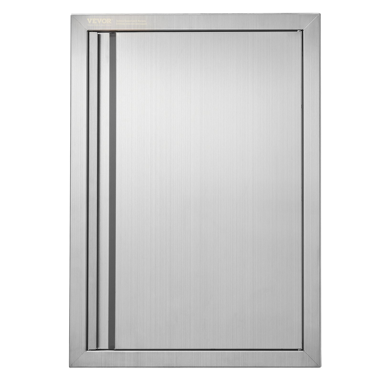Grilli luuk 432x610 mm ühekordne välisköögiuks roostevabast terasest süvistatav uks seinale kinnitatav vertikaalne uks