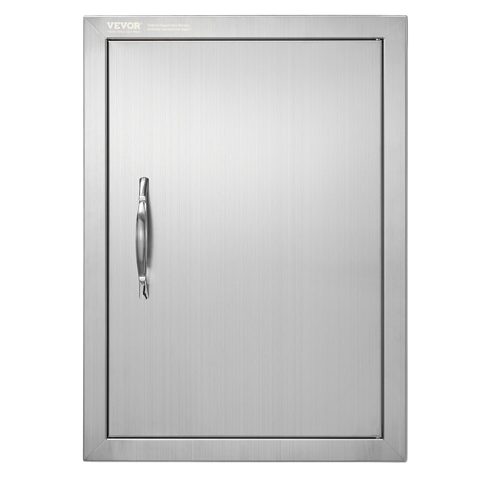 Grilli luuk 407x559 mm ühekordne välisköögi uks roostevabast terasest süvistatav uks seinale kinnitatav vertikaalne uks