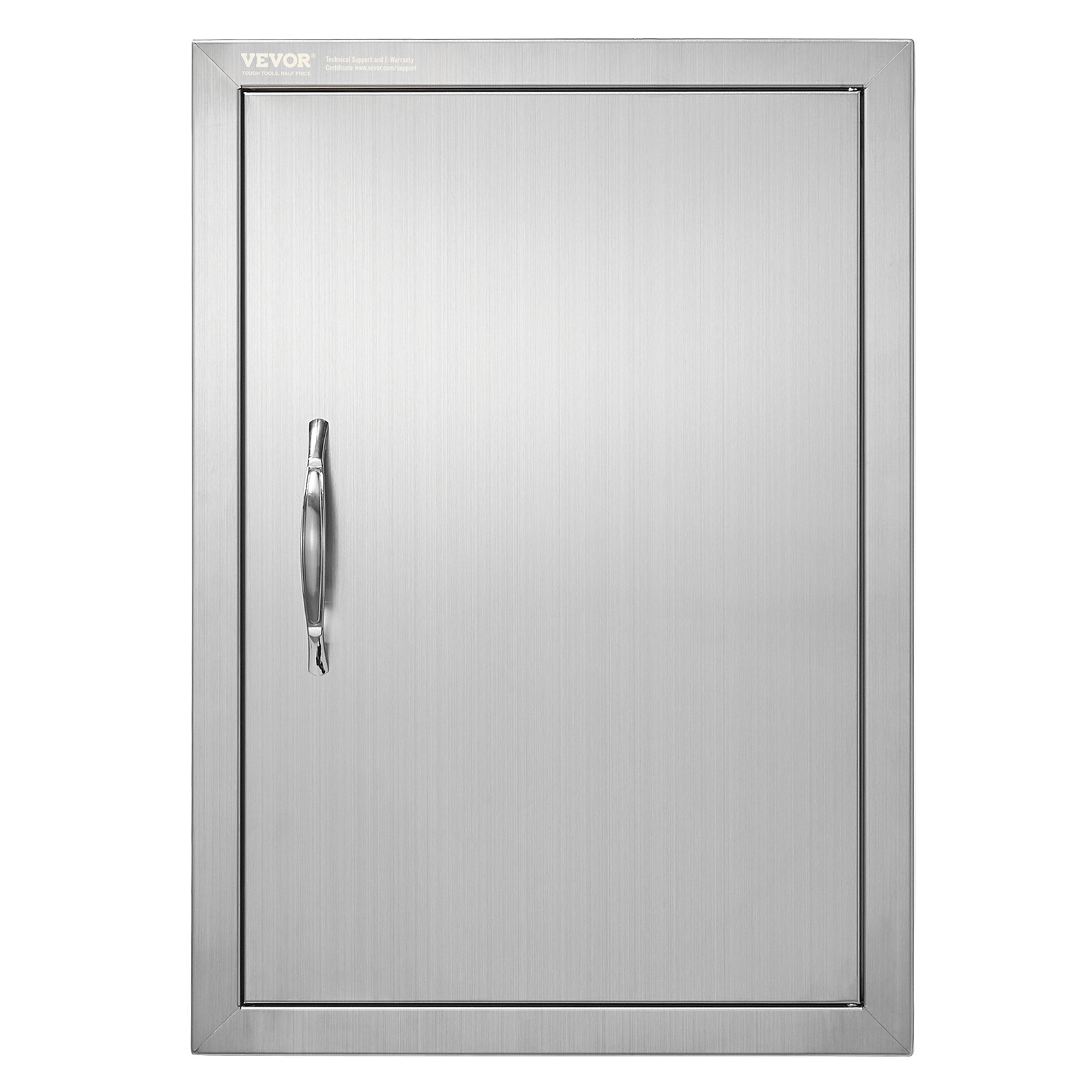 Grilli luuk 432x610 mm ühekordne välisköögiuks roostevabast terasest süvistatav uks seinale kinnitatav vertikaalne uks
