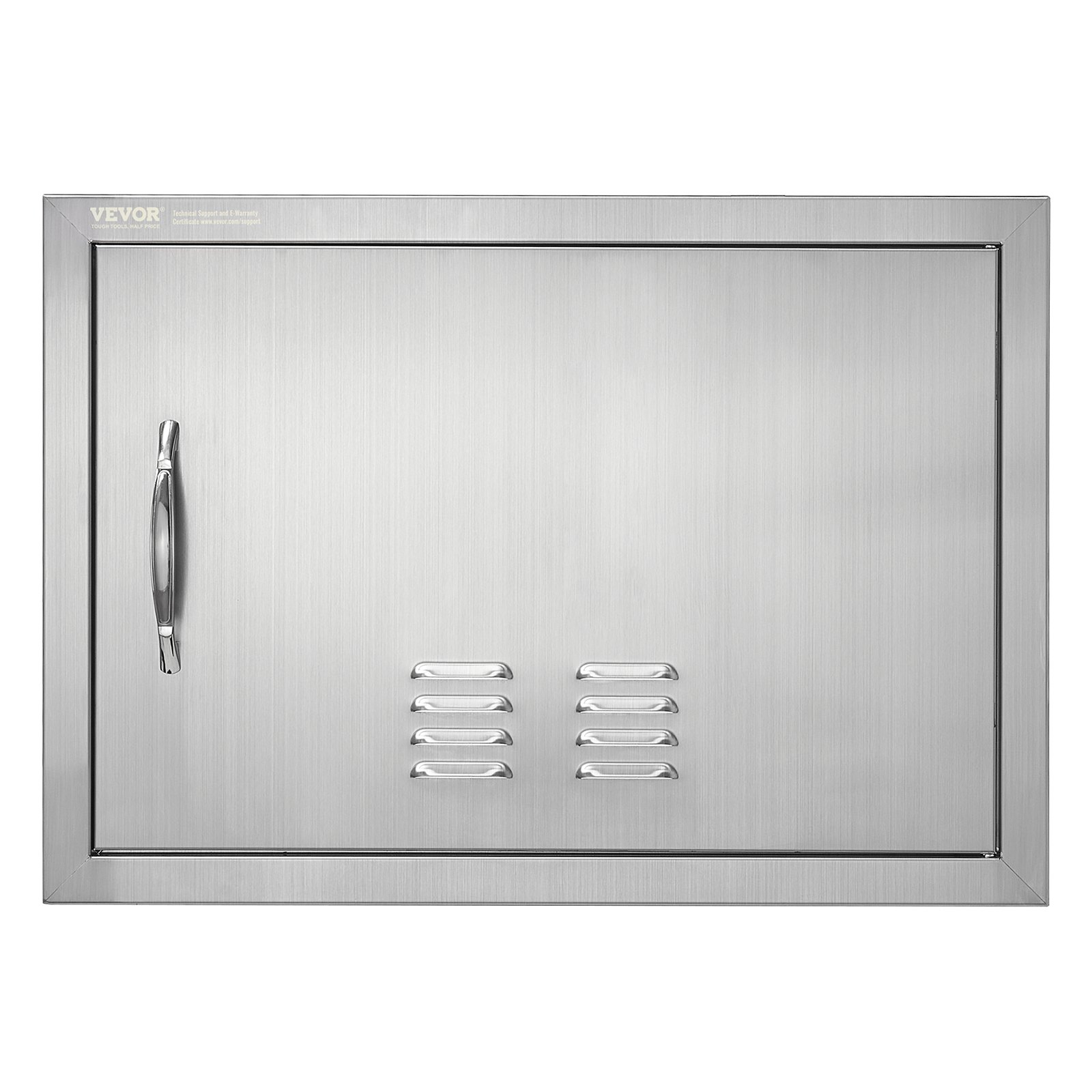 Grilli luuk 610x432 mm ühekordne välisköögi uks roostevabast terasest süvistatav uks seinale kinnitatav vertikaalne uks
