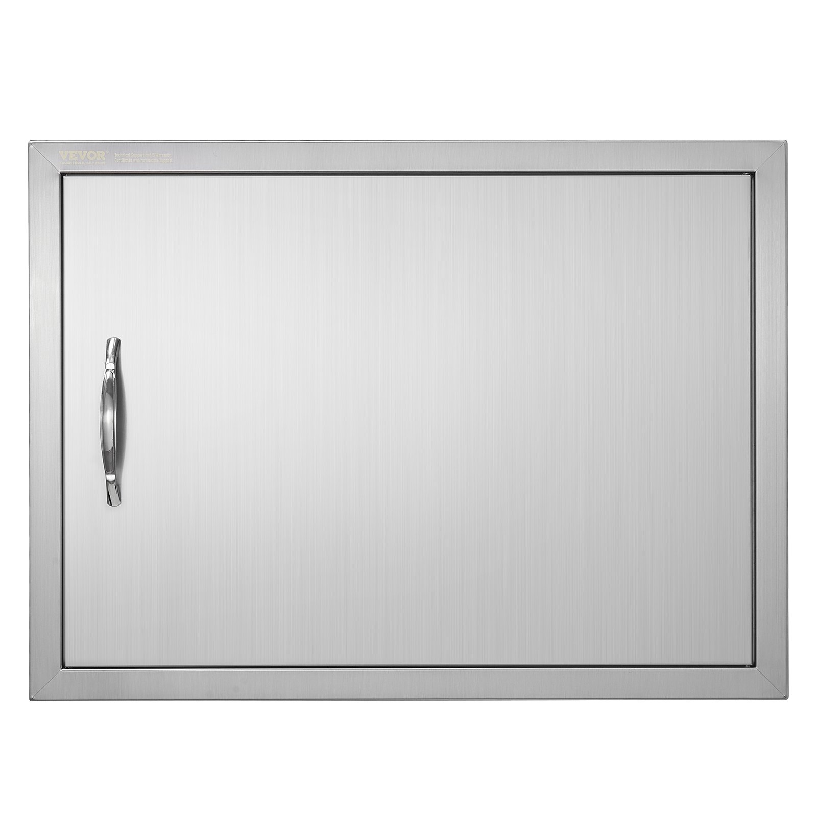 Grilli luuk 685x508 mm ühekordne välisköögi uks roostevabast terasest süvistatav uks seinale kinnitatav vertikaalne uks