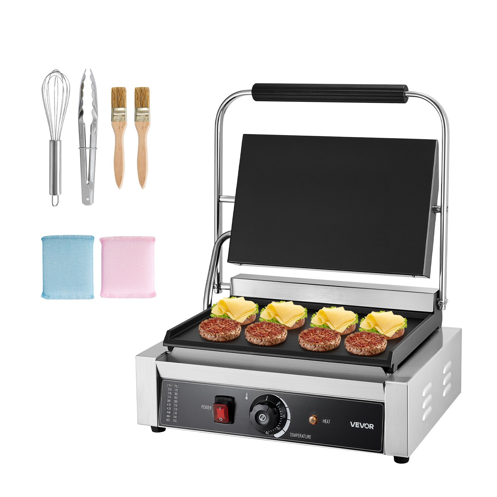 Kommertspaninigrill, 2200 W elektriline võileivapaninisöötur