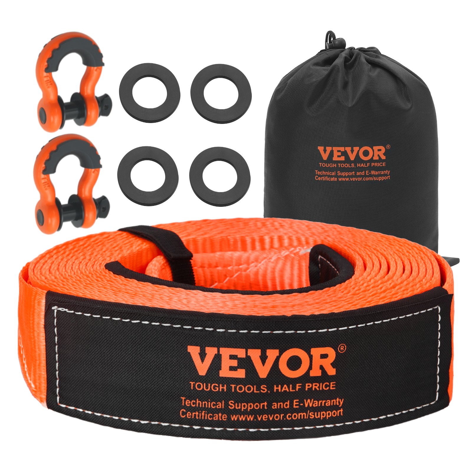 Vastupidav pukseerimisrihma komplekt 76,2 mm x 9,1 m (MBS-16329 kg) Tree Saver vintsirihm