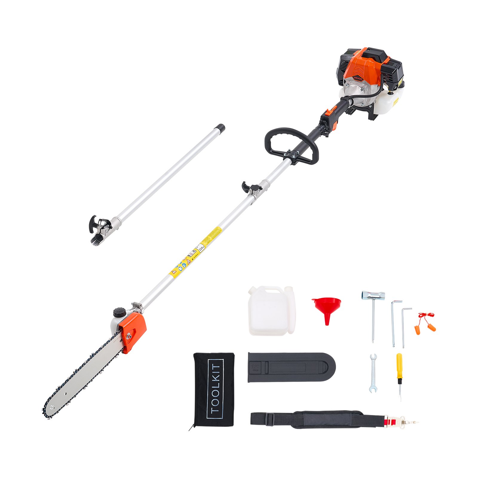 Bensiiniga oksasaag 33 cm³ 2-taktiline bensiinimootoriga oksasaag 35 6 cm lõikelatiga akutoitel puutrimmer 850 ml