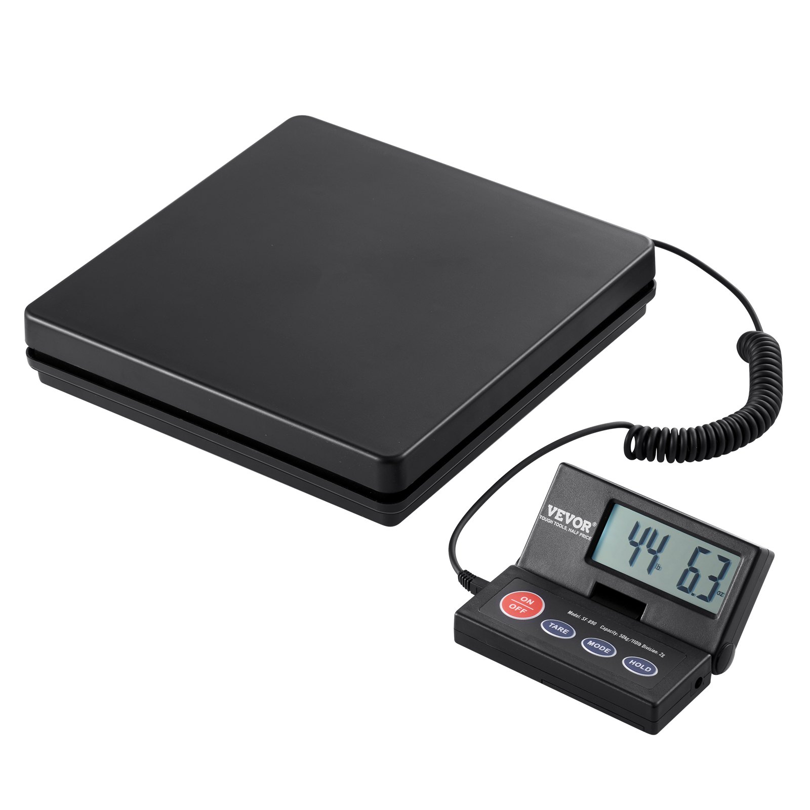 Saatmiskaal, digitaalne postikaal, 49,9 kg x 2 g, vahelduvvoolu/alalisvoolu pakendis LCD