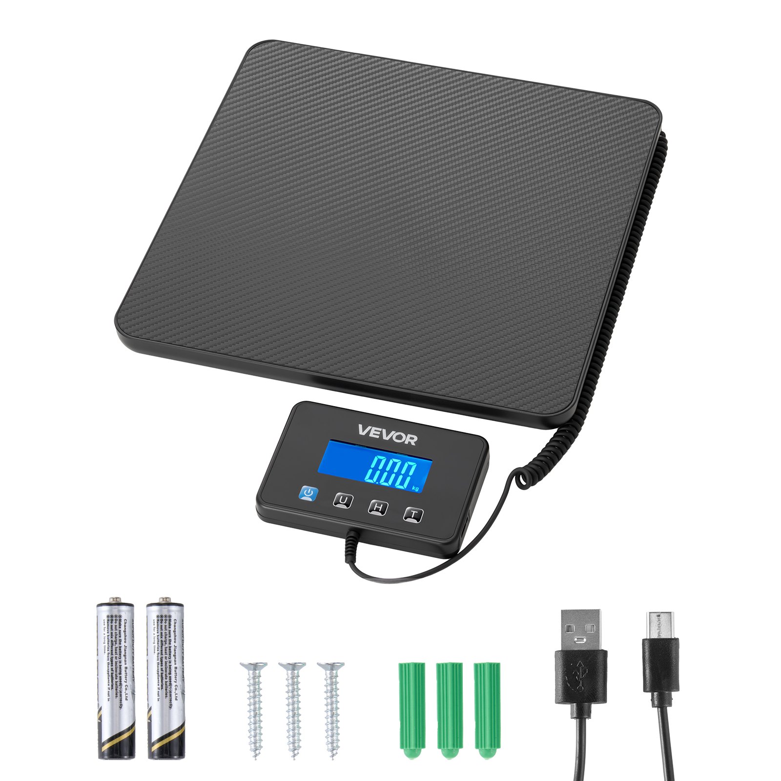Digitaalne postikaal, kahekordse täpsusega 10 g/100 g, postikulule