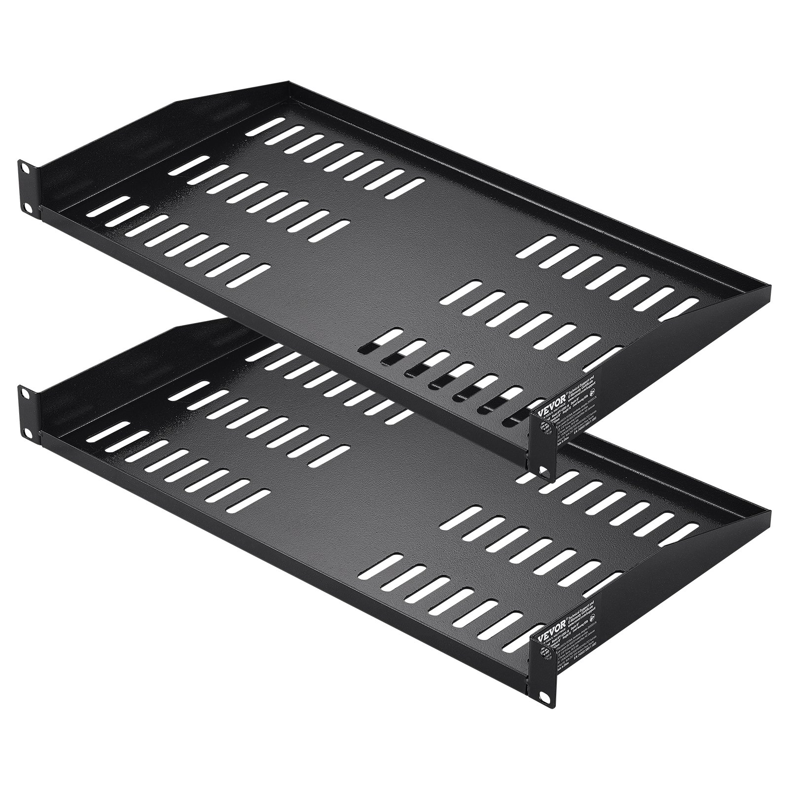 2 tk 1U serveririiulit 25 4 cm/254 mm sügavus maksimaalne kandevõime 23 kg/22 7 kg. Ventileeritud konsool- või seinale