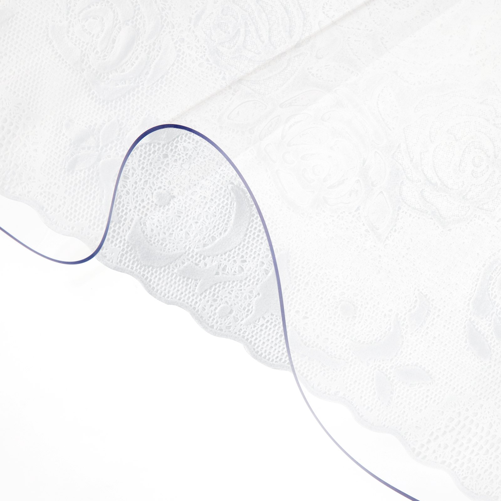 Plastmassist lauakate 101,6 x 182,9 cm, 1,5 mm paksune läbipaistev lauakaitse