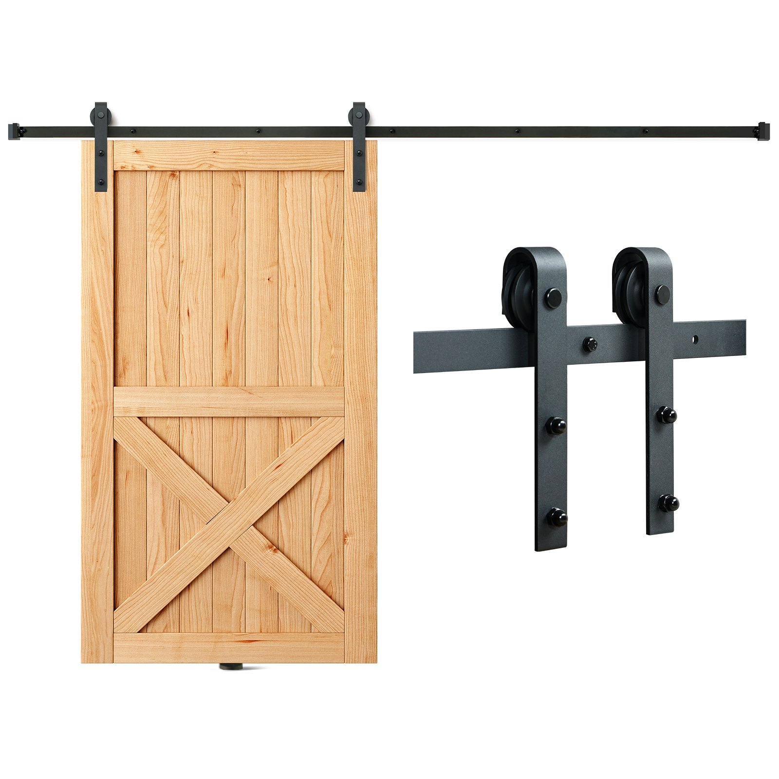 2,4 m lükandukse riistvarakomplekt, 149,8-131,1 cm laiusele
