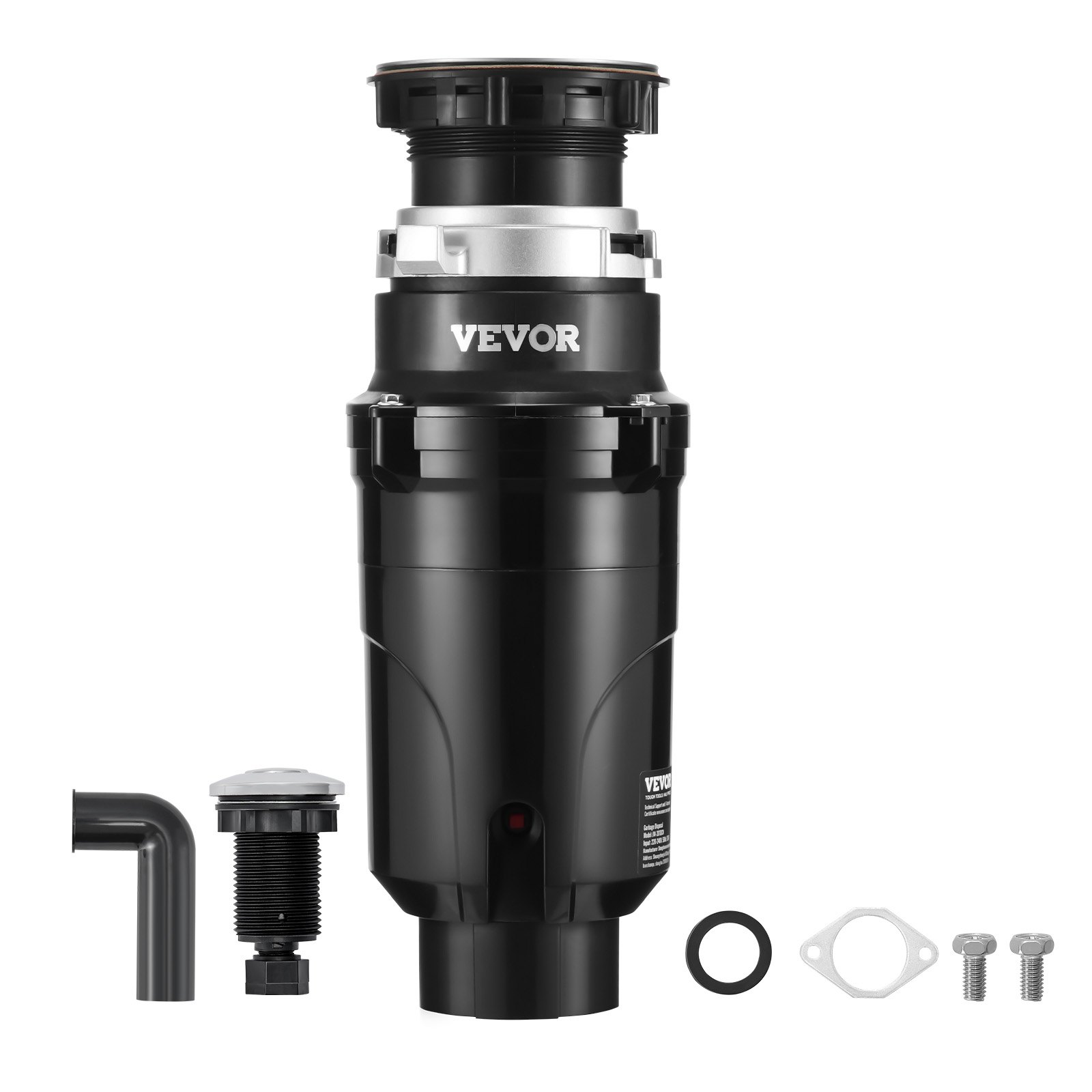 Jäätmekäitlusseade 1/2 HP pidev toidujäätmete käitlusseade 3820 p/min EZ Connect
