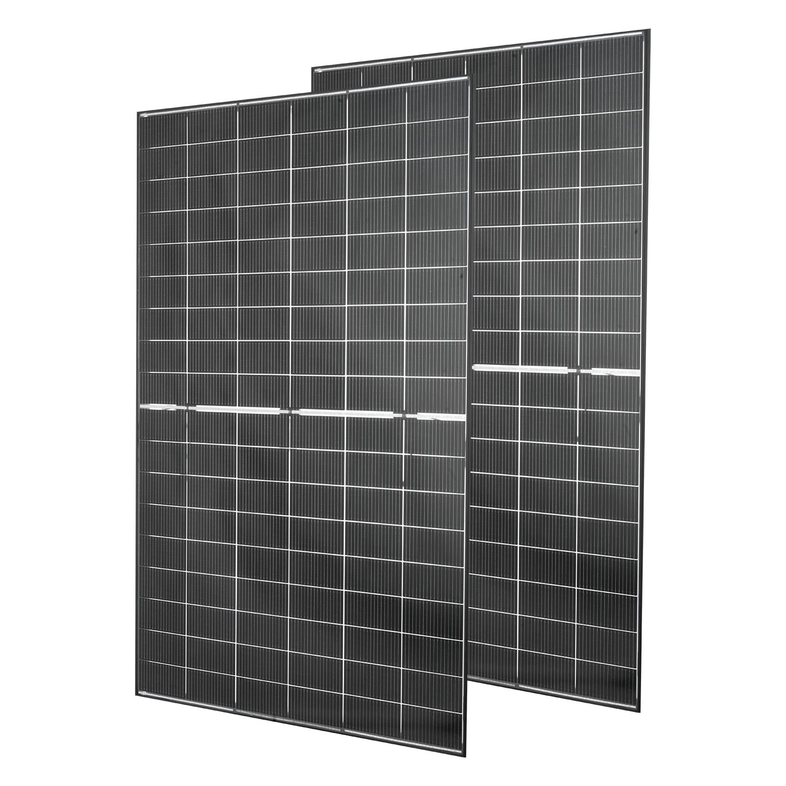 2 tk 400 W kahepoolsed päikesepaneelid, 16 BB N-tüüpi monokristalliline PV-moodul