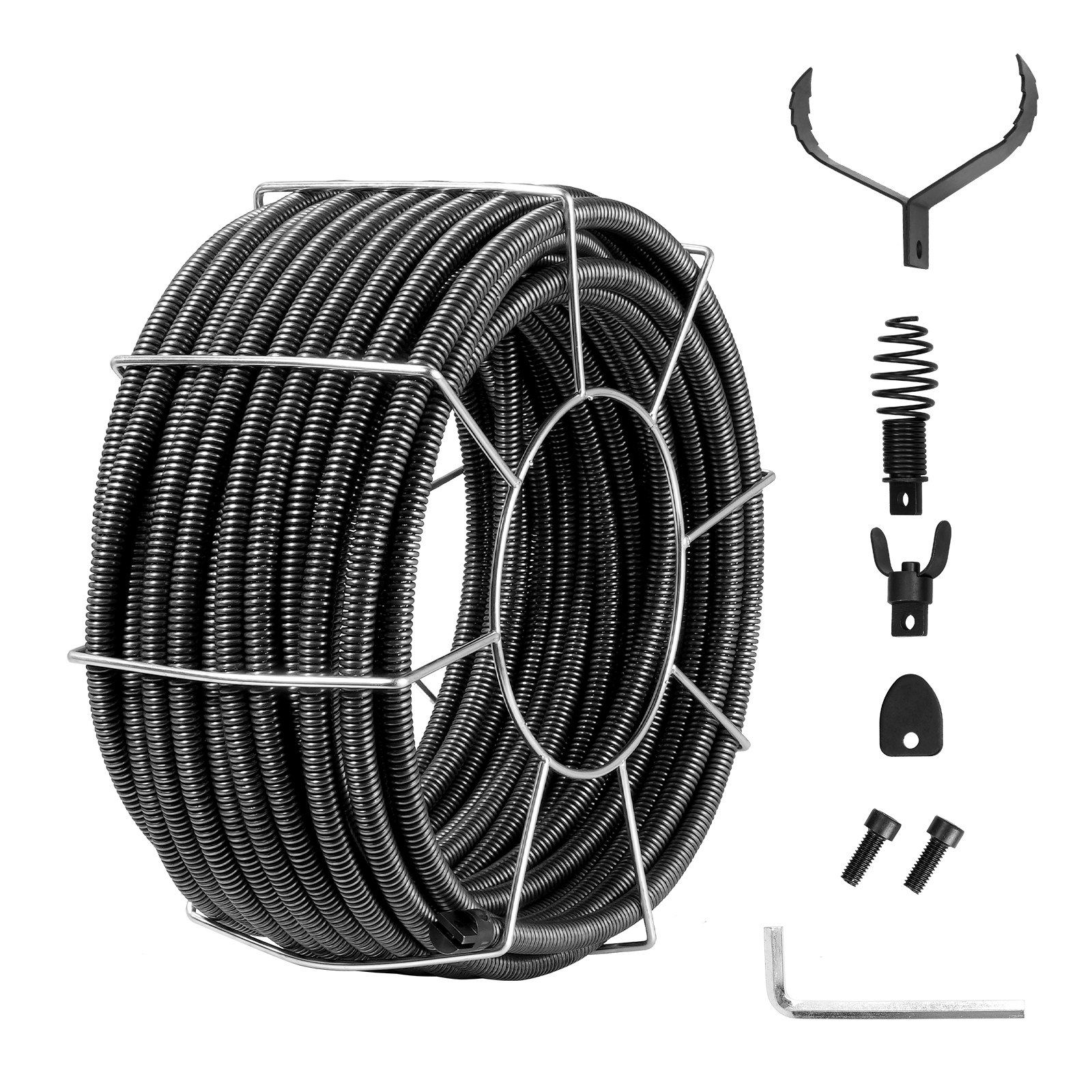 Äravoolupuhastuskaabel 30,5 m x 19 mm, 9-20,1 cm torudele