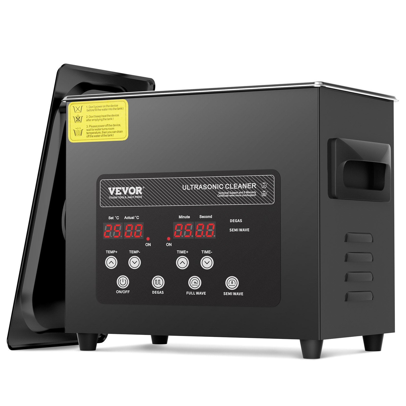 3 l ultrahelipuhastusseade, 40kHz ultrahelipuhastusseade küttekeha ja taimeriga ehete