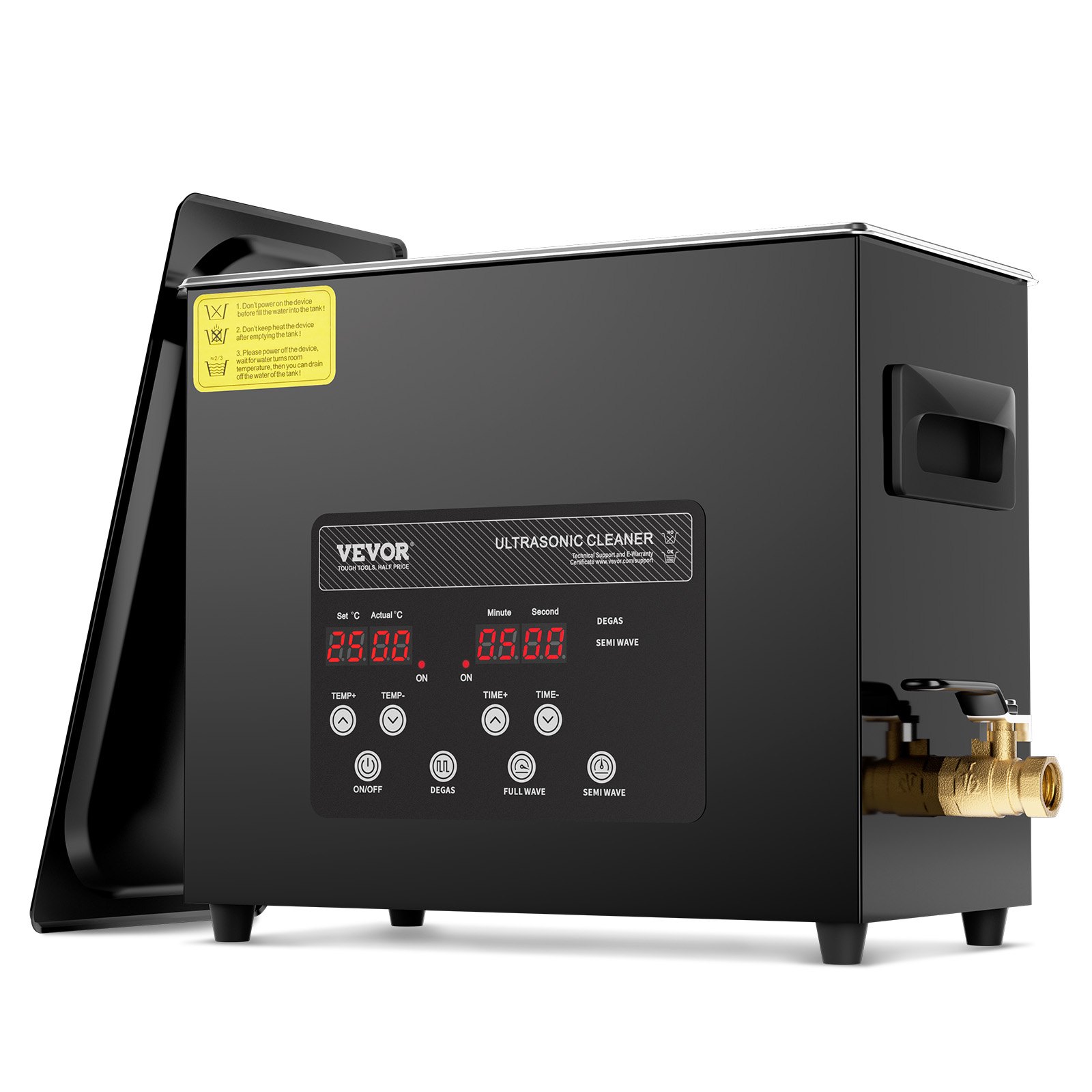 6L ultrahelipuhastusmasin 180 W digitaalne ultrahelipuhastusmasin õrna režiimi ja täiustatud gaasieraldusega 40kHz