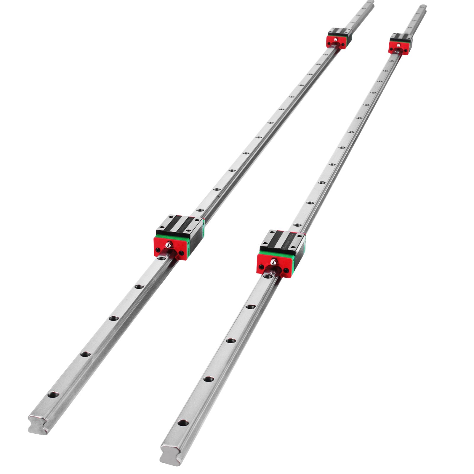 2X 15-1500mm lineaarjuhtrööp koos 4 tk padjaplokiga, CNC komplekt