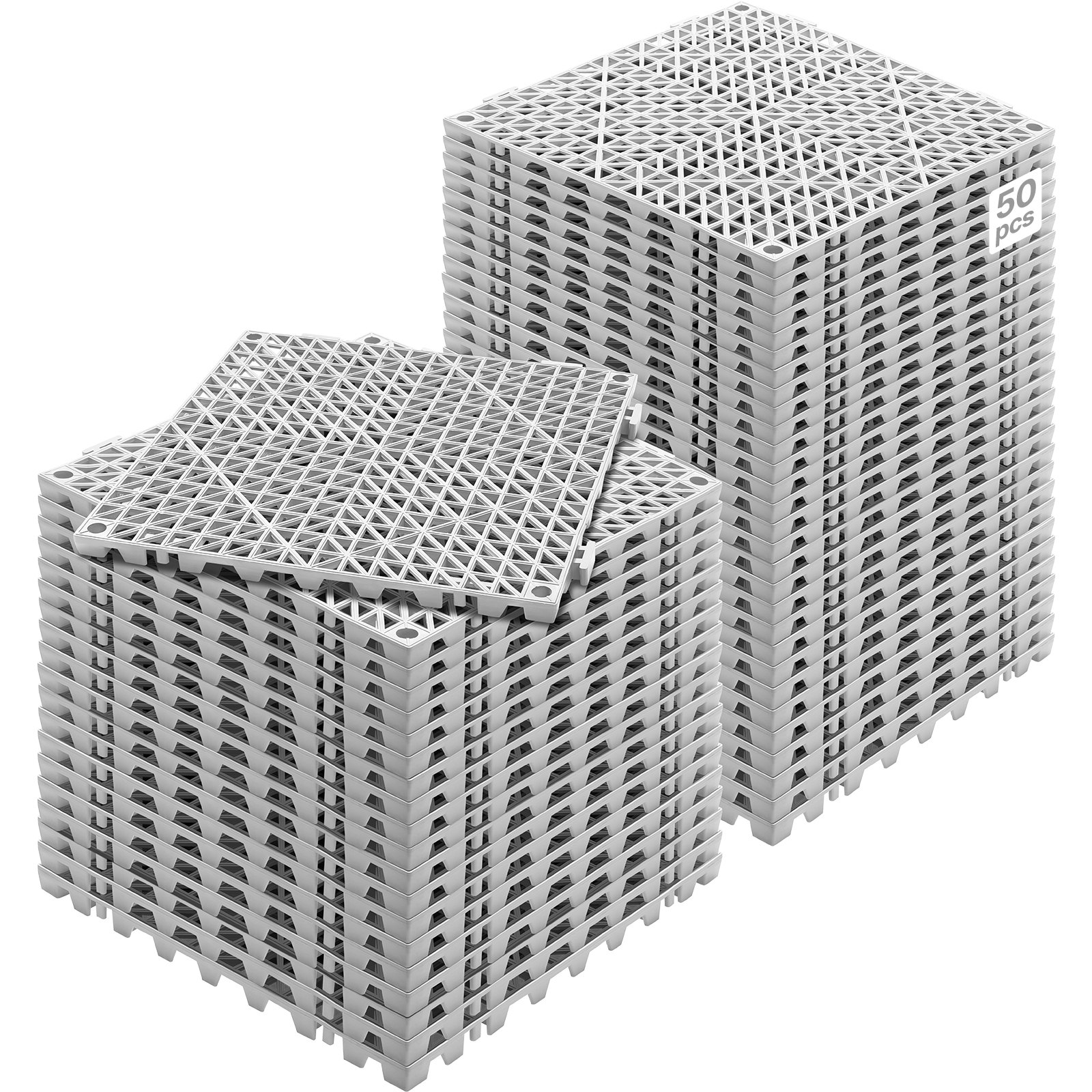 Modulaarsed omavahel ühendatavad padjad 50 tk pakis 30 x 30 cm ühendatavad drenaažimatid pehmed PVC-st omavahel