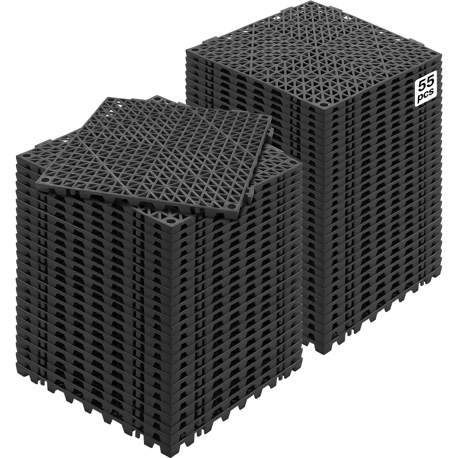 Modulaarsed omavahel ühendatavad padjad 55 tk pakis 30 x 30 cm ühendatavad drenaažimatid pehmed PVC-st omavahel
