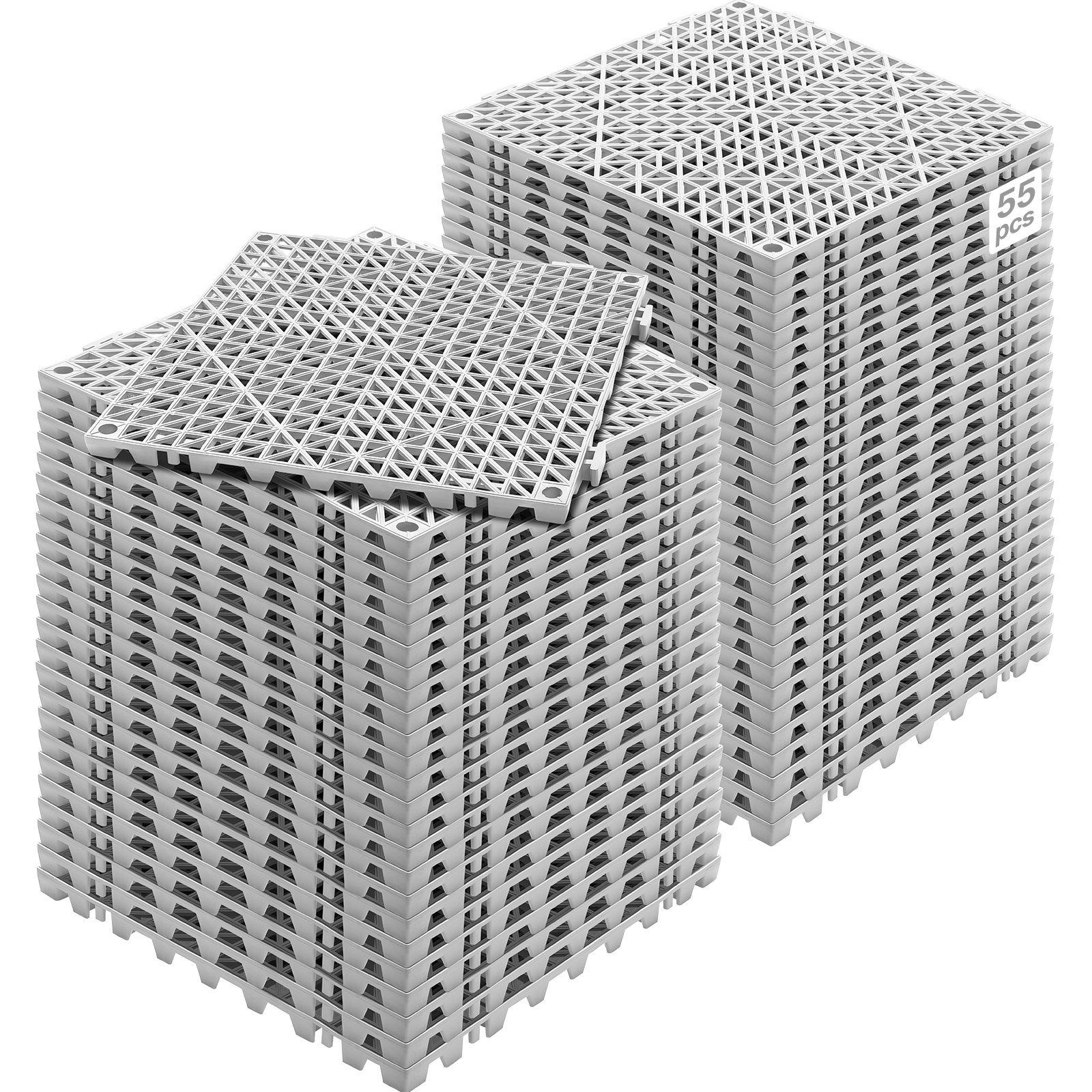 Modulaarsed omavahel ühendatavad padjad 55 tk pakis 30 x 30 cm ühendatavad drenaažimatid pehmed PVC-st omavahel
