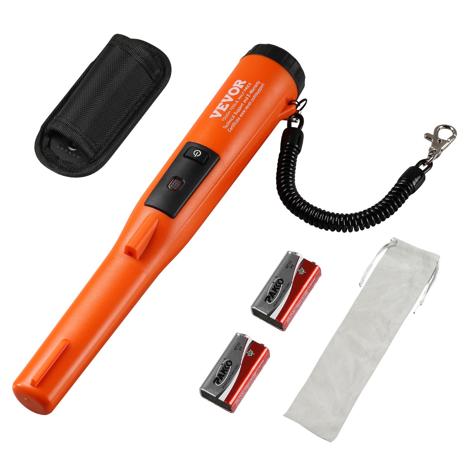Metallidetektor Pinpointer IP68 täielikult veekindel käeshoitav pinpointer 114 mm/11 4 cm tuvastussügavus 3 režiimi