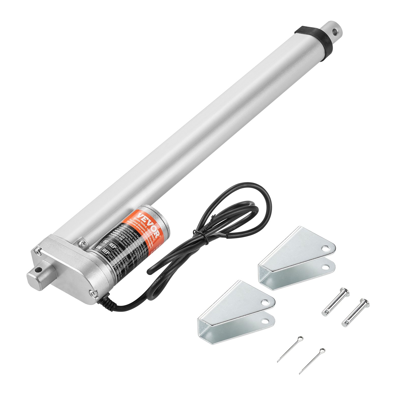 Lineaarajam 12V 30,5 cm Suur koormus 149,7 kg/1500N 0,5 cm/s IP54 kaitseklass