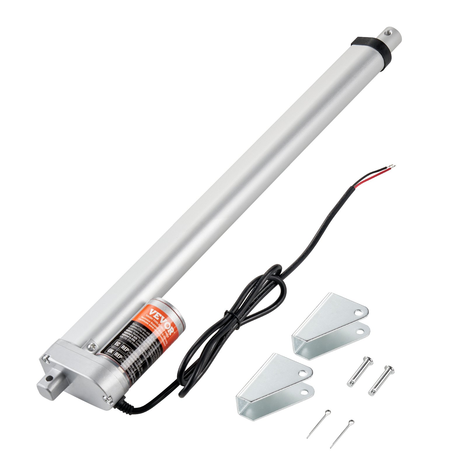 Lineaarajam 12V 40.6 cm Suur koormus 149.7 kg/1500N 0.5 cm/s IP54 kaitseklass
