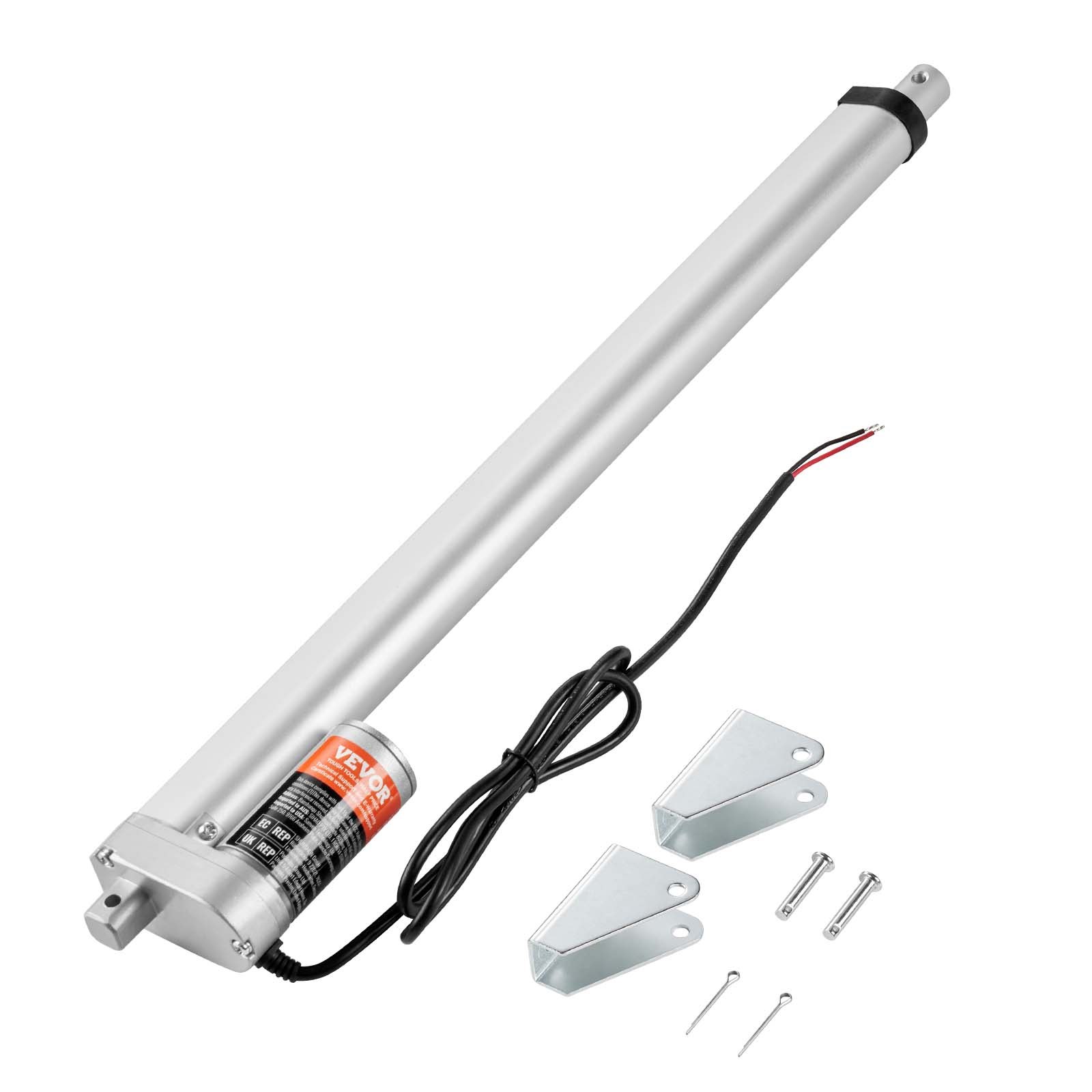 Lineaarajam 12V 45,7 cm Suur koormus 149,7 kg/1500N 0,5 cm/s IP54 kaitseklass