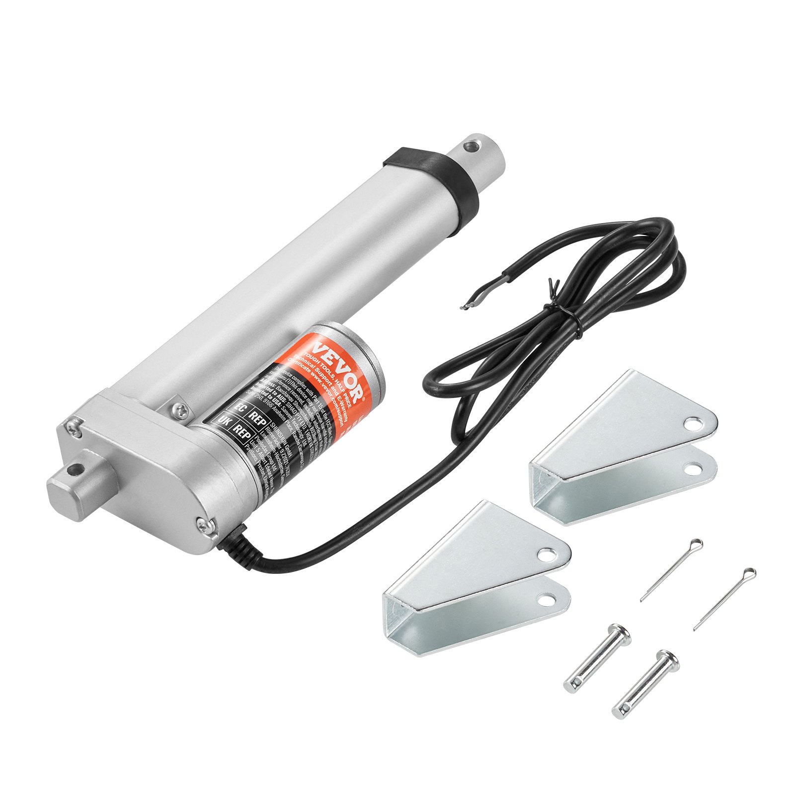 Lineaarajam 12V 10.2 cm Suur koormus 149.7 kg/1500N 0.5 cm/s IP54 kaitseklass