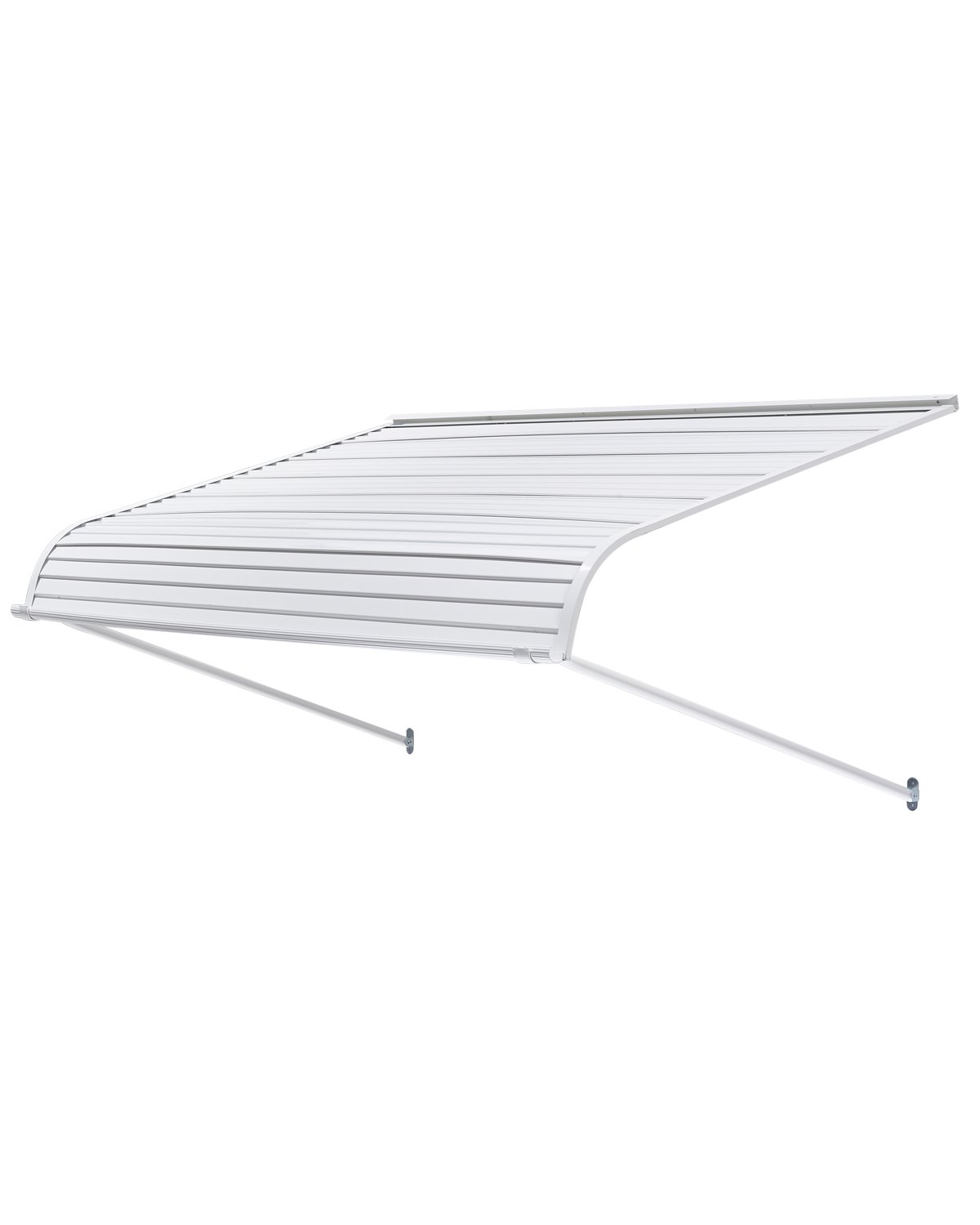 Alumiiniumist varikatus 152 x 107 cm vastupidav akna varikatus ukse varikatus kerged ja stabiilsed alumiiniumist