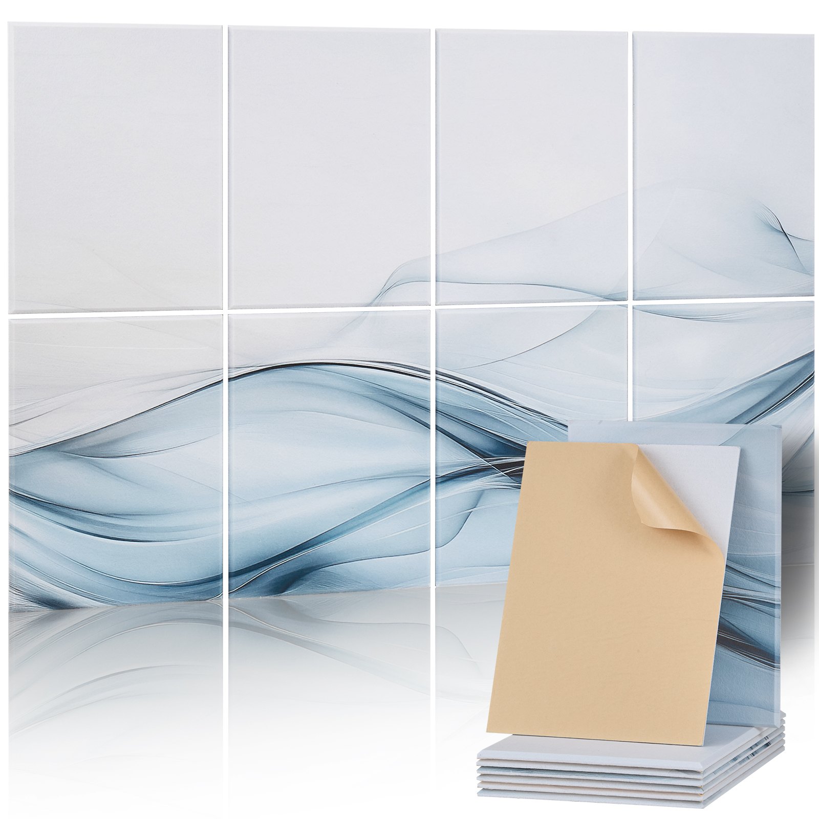 8 tk akustilisi paneele, 120 x 60 x 1 cm, helikindlad seinaplaadid, isekleepuvad dekoratiivsed heli summutavad plaadid koju, kontorisse, stuudiosse, mängutuppa, teatrisse, lihtsusesse