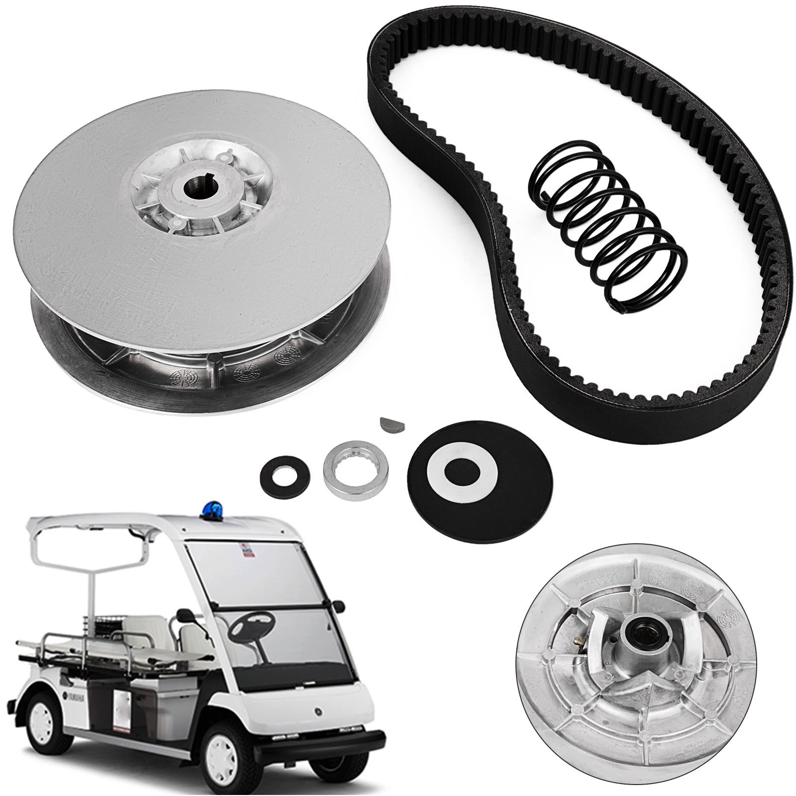Tagumine sidurikomplekt Yamaha bensiinimootoriga golfikärule G2-G22 1985+ Teisese sidurikomplekt rihmaga JN6-G6201-03