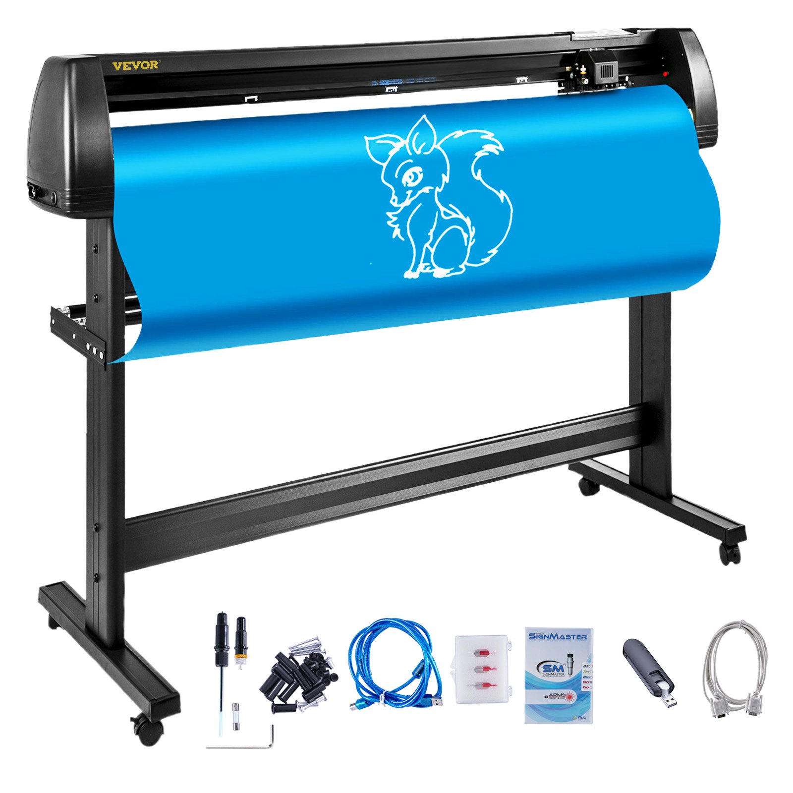 Vinüüllõikurplotter 53” Signmaster tarkvara siltide valmistamise masin 1350 mm paberi