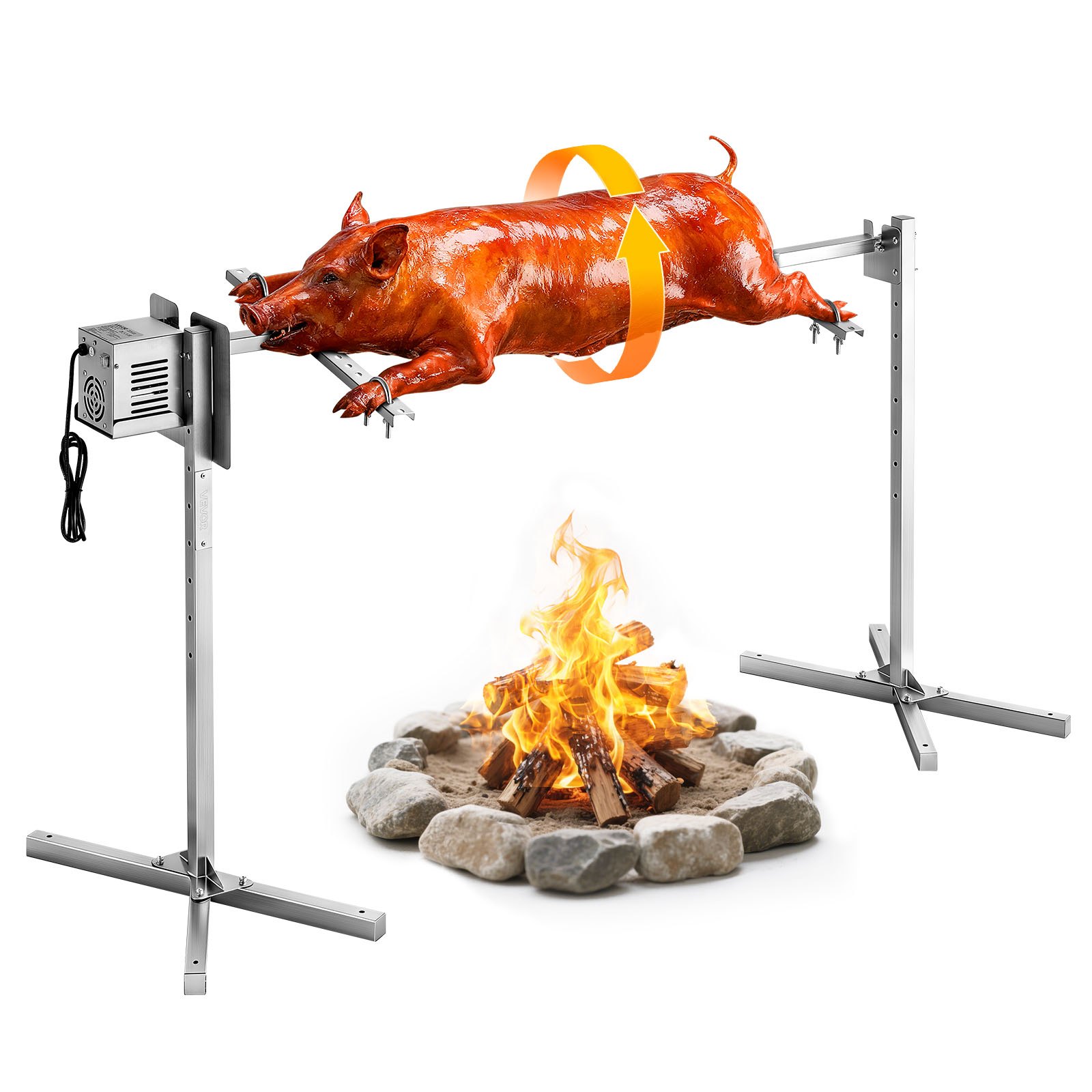 Varrasgrill AC220-240 V 8-tasemelise kõrgusega elektriline varrasgrill BBQ-grillide varrasgrillide komplekt