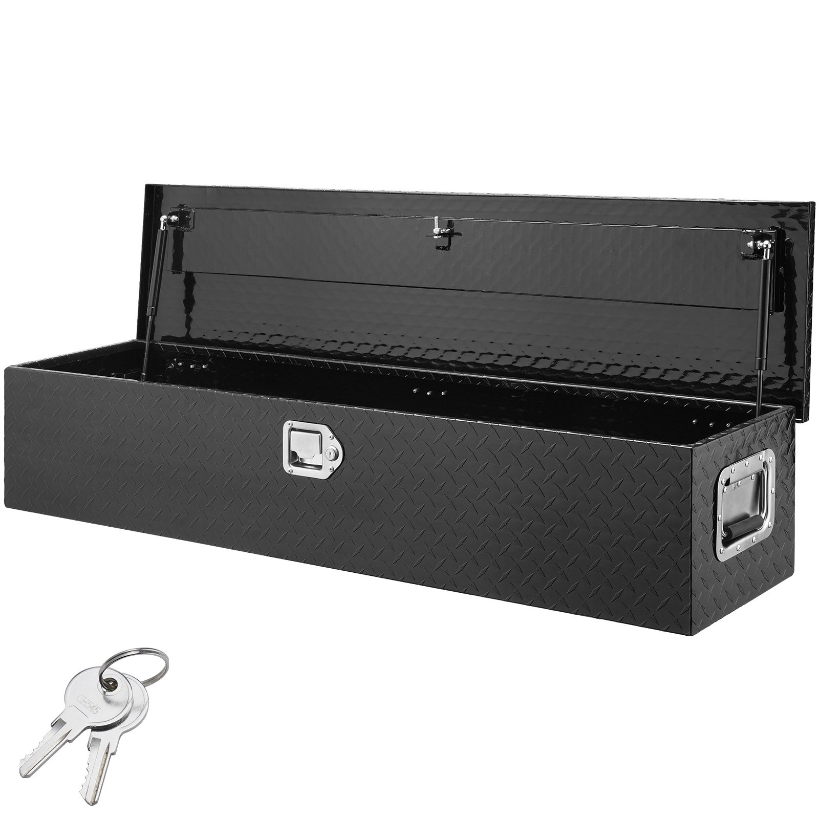 121,9x38,1x38,1 cm vastupidav alumiiniumist tööriistakast veoauto kastile
