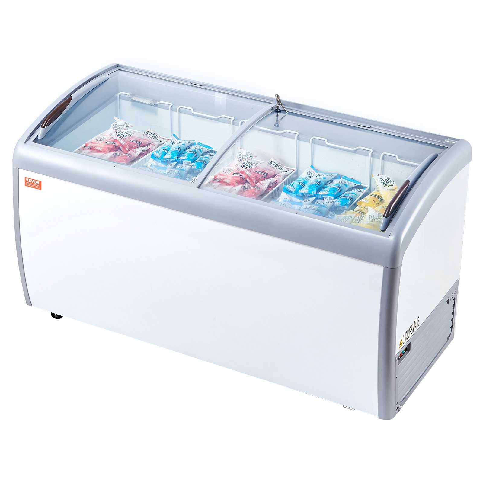 Ärijäätisevriti 460 l sügavkülmik mobiilne klaasist pealispinnaga sügavkülmik restorani gelato kastmiskapp 5