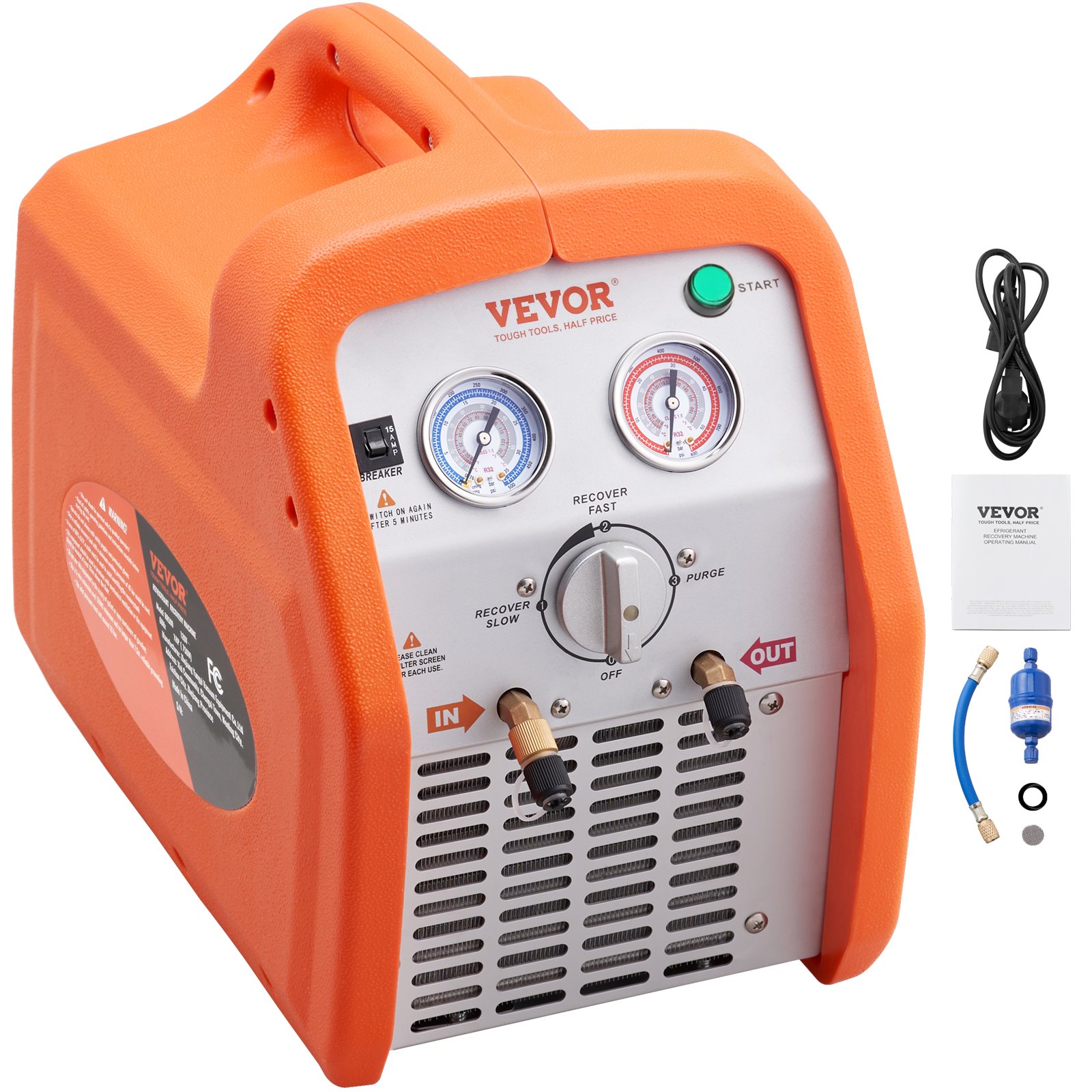 1 HP külmutusagensi taaskasutusseade - kahesilindriline kaasaskantav kliimaseadme