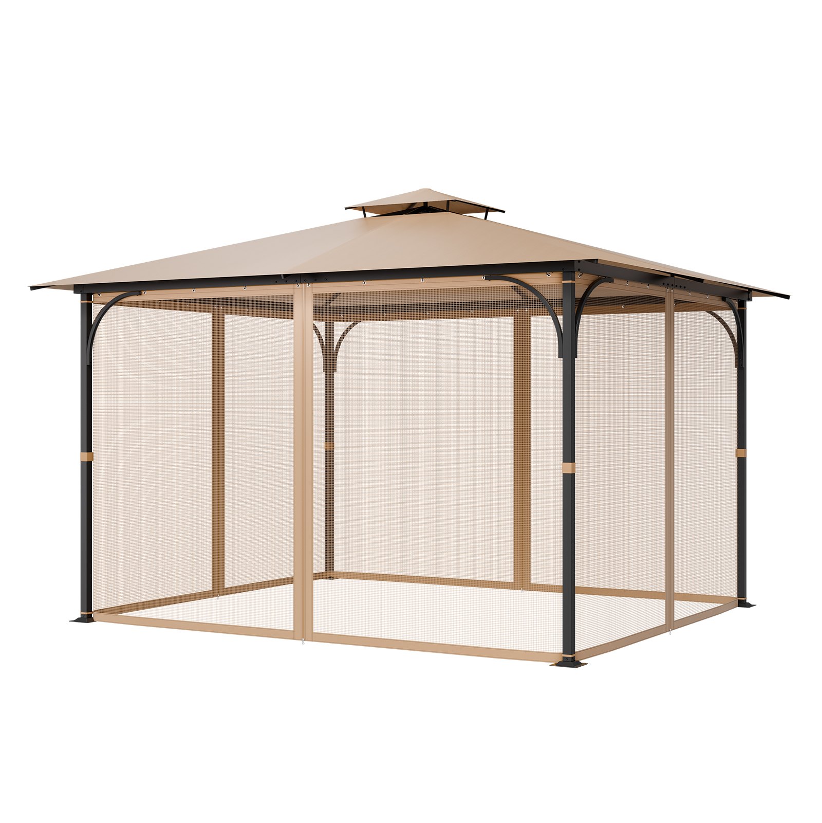 Varikatuse võrgu asendus sobib enamikule 10 x 12 x 7 3 jala (3 6 x 3 9 m) varikatustele õue aia varikatuse võrk