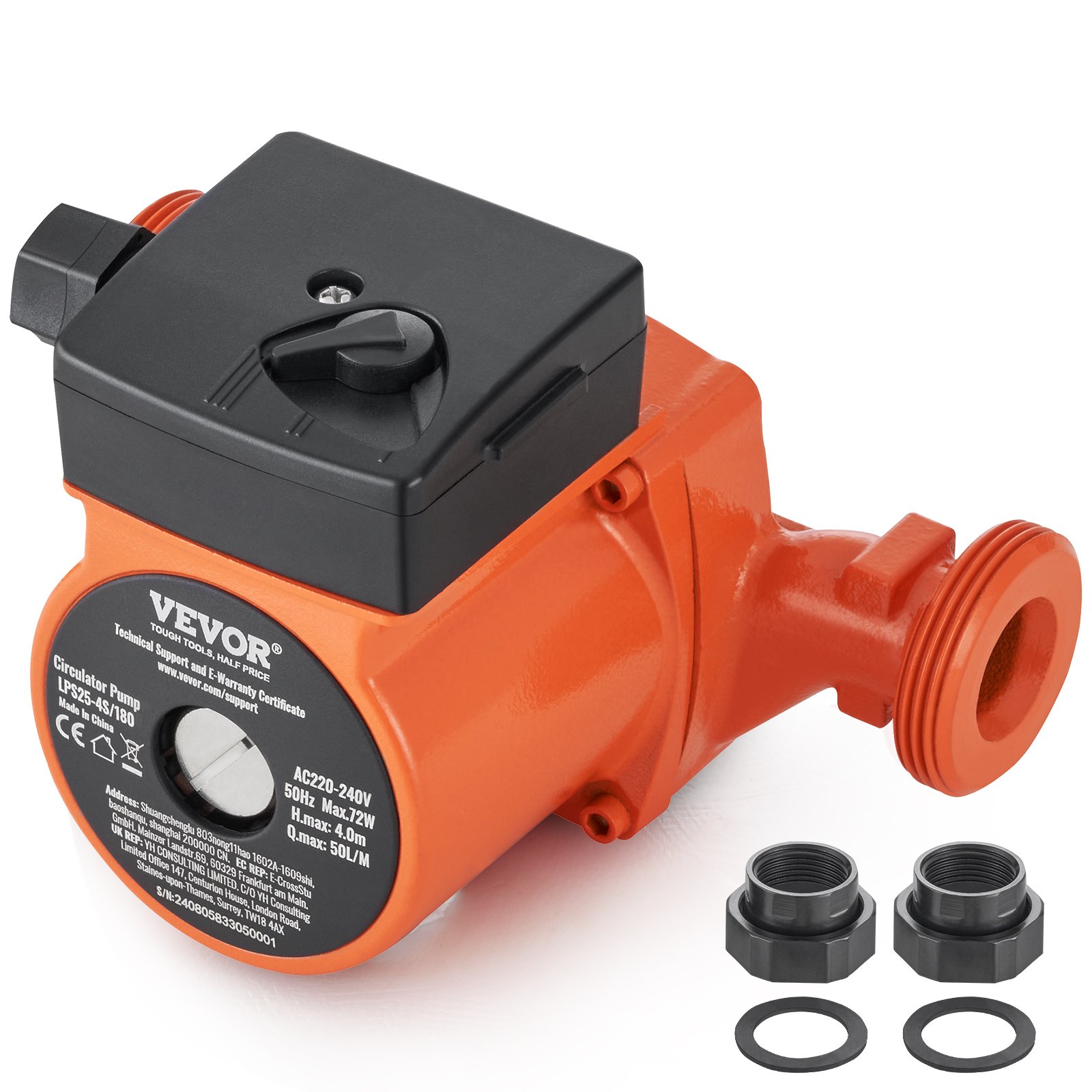 LPS25-4S-180 sooja vee tsirkulatsioonipump, 220 V