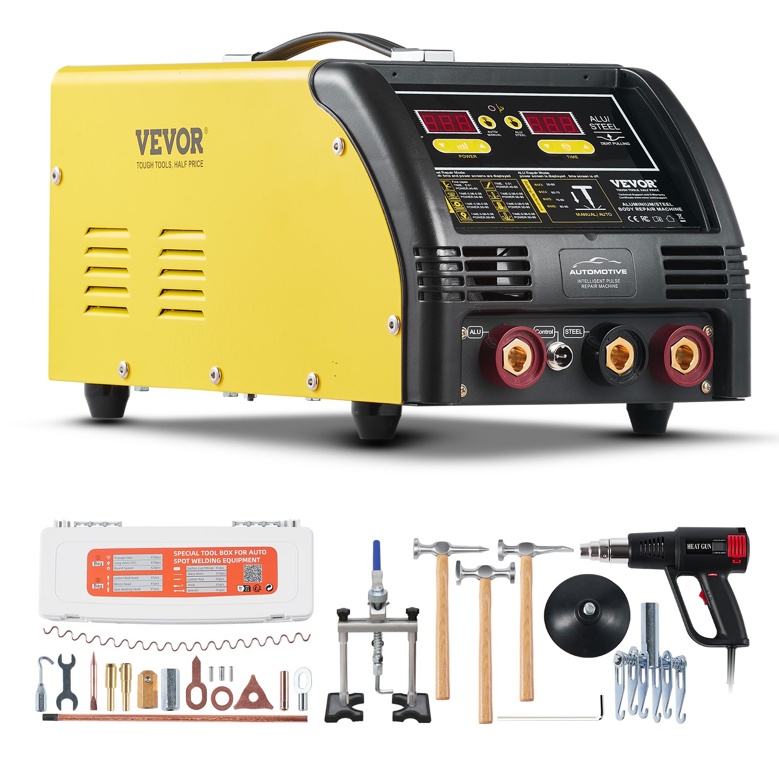 Dual Pro Stud Welder Deluxe AL/Fe mõlkide parandamise komplekt