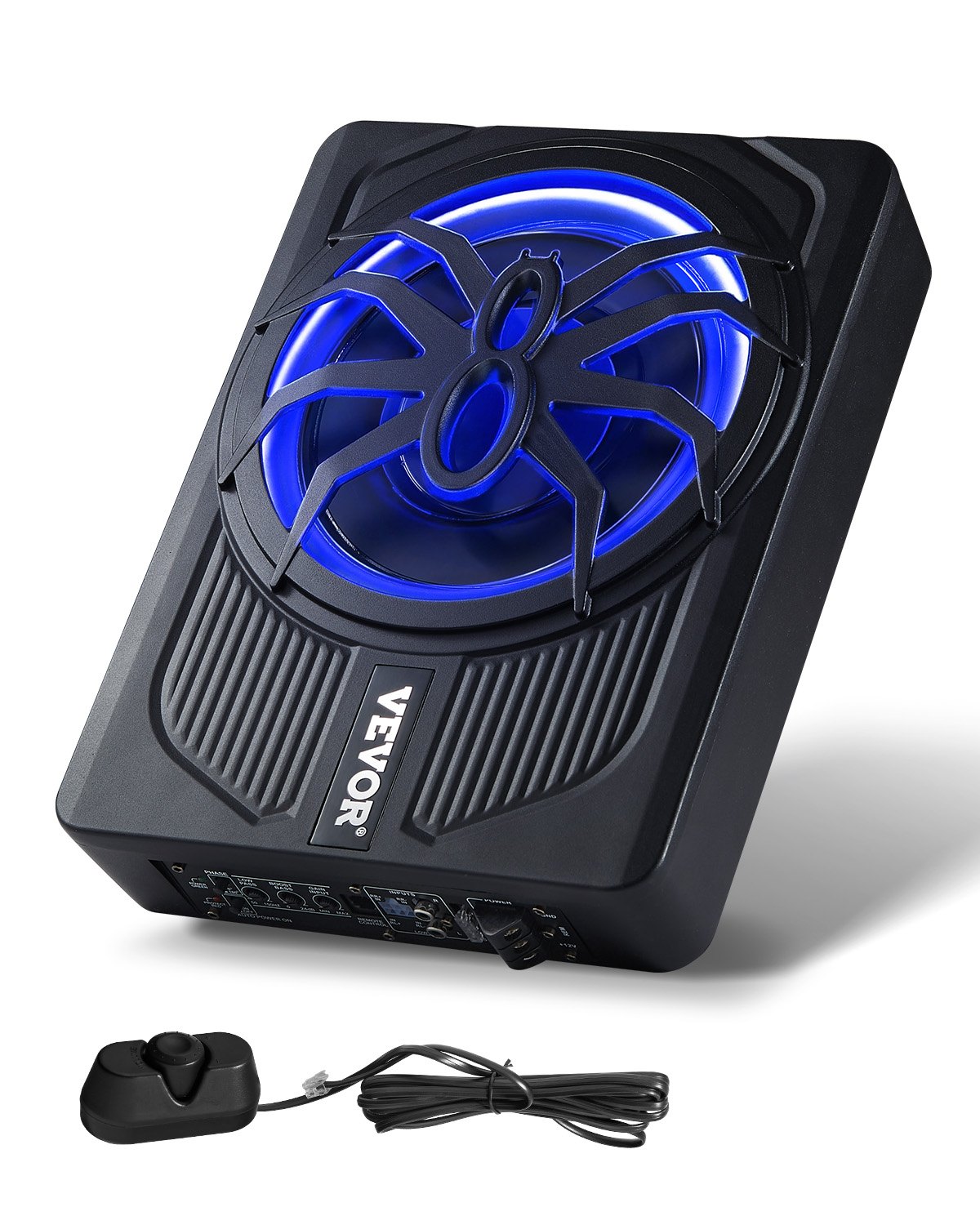 25 4 cm 440 W istmealune subwoofer õhukesed võimsad auto subwooferid sinise meeleoluvalgustusega madala profiiliga