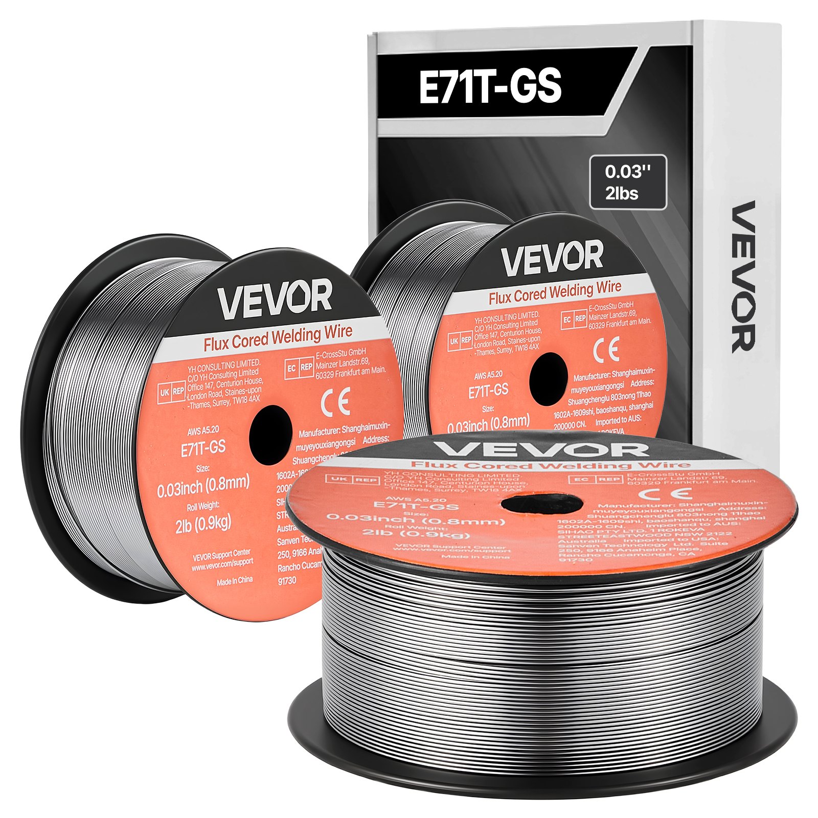 Flux Core MIG keevitustraat, E71T-GS 0,1 cm 0,9 kg