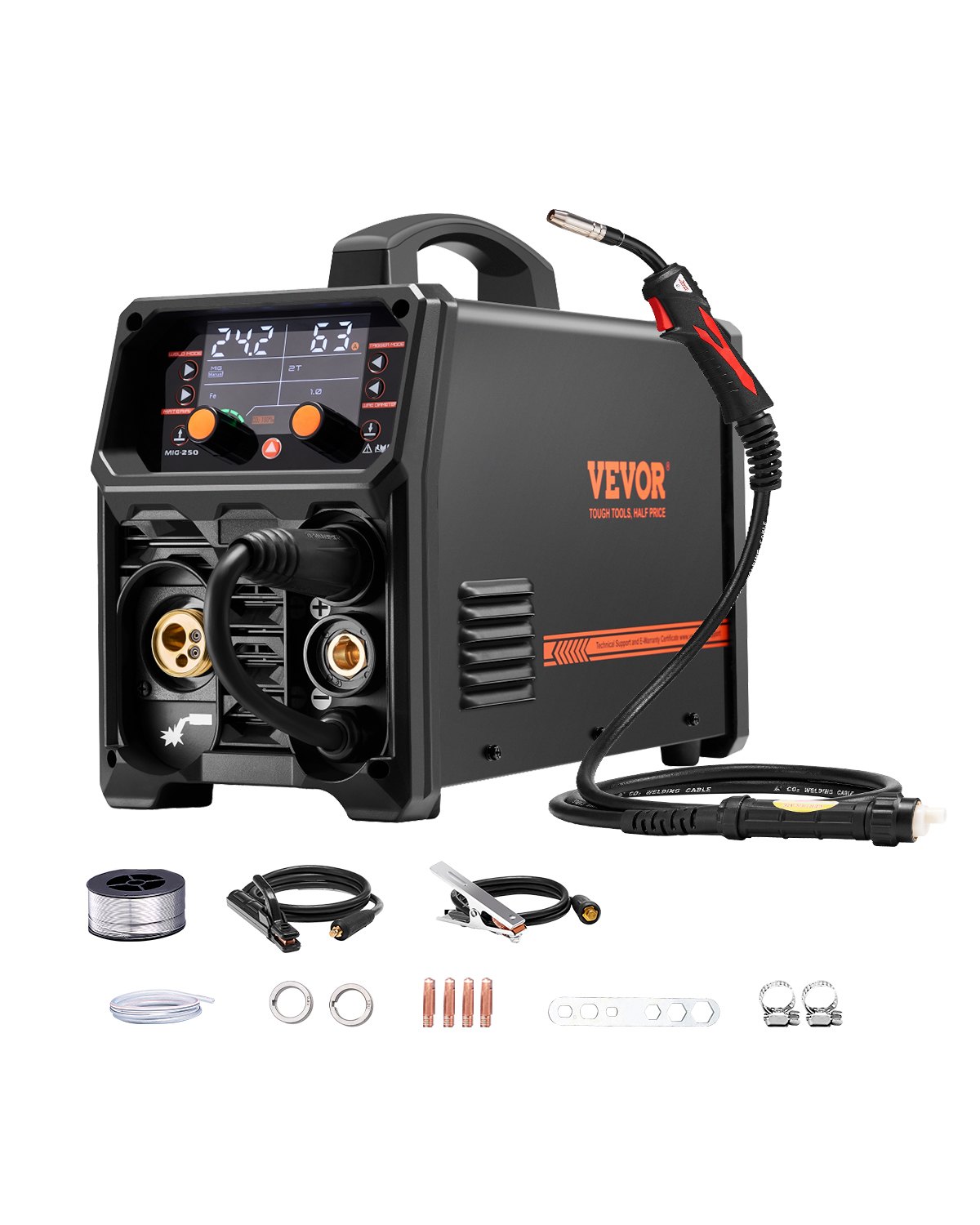 Pro MIG-keevitusseade, 250 Amp Pluse MIG-keevitusseade