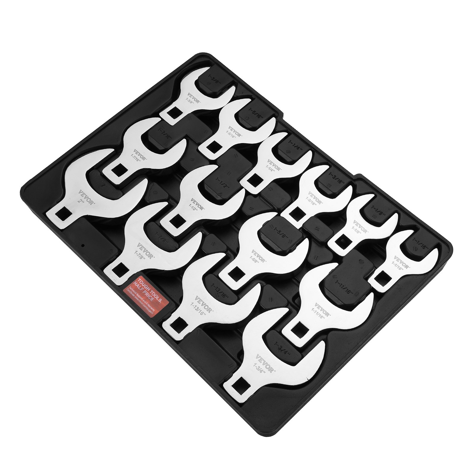 Varesejalg-võtmete komplekt, 12,7 mm ajamiga, 14-osaline SAE (2