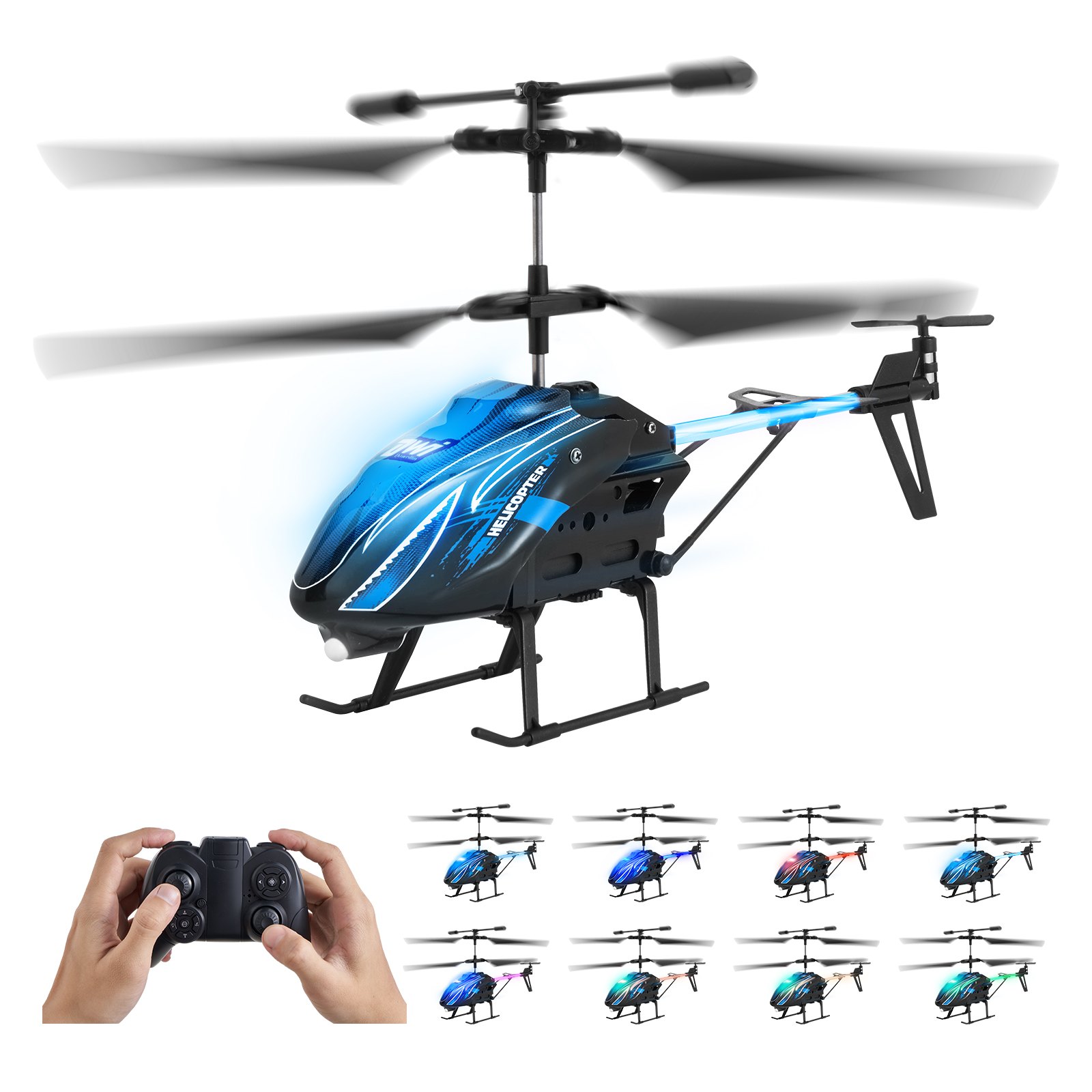 RC helikopter 2 4 GHz lendav kaugjuhtimisega helikopter 3 5 kanaliga RC lennuk lastele 16 minutit lennuaega kõrguse