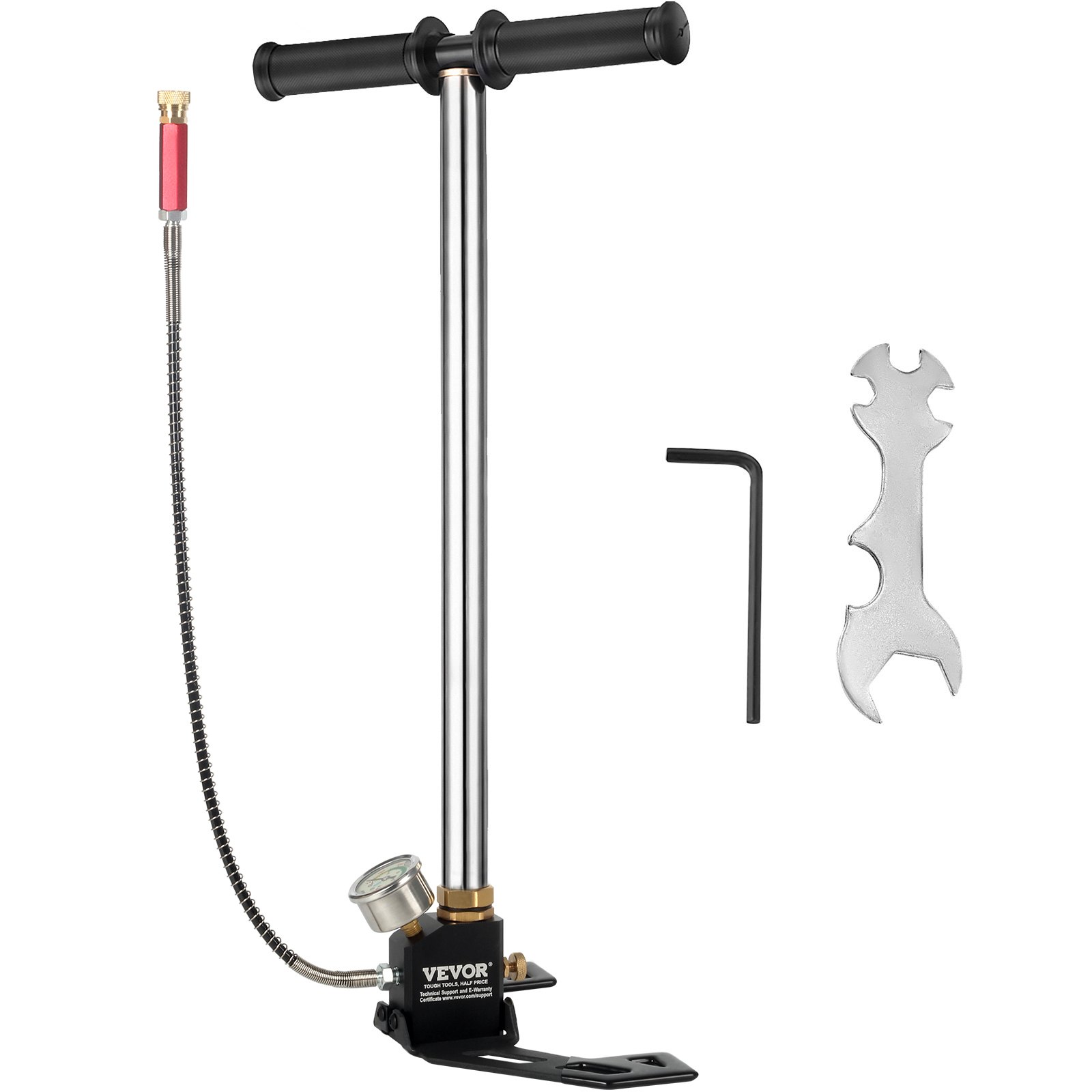3-Astmeline käsipump, käsipump, 310,3 bar (0-30 MPa), õhupüssi pump