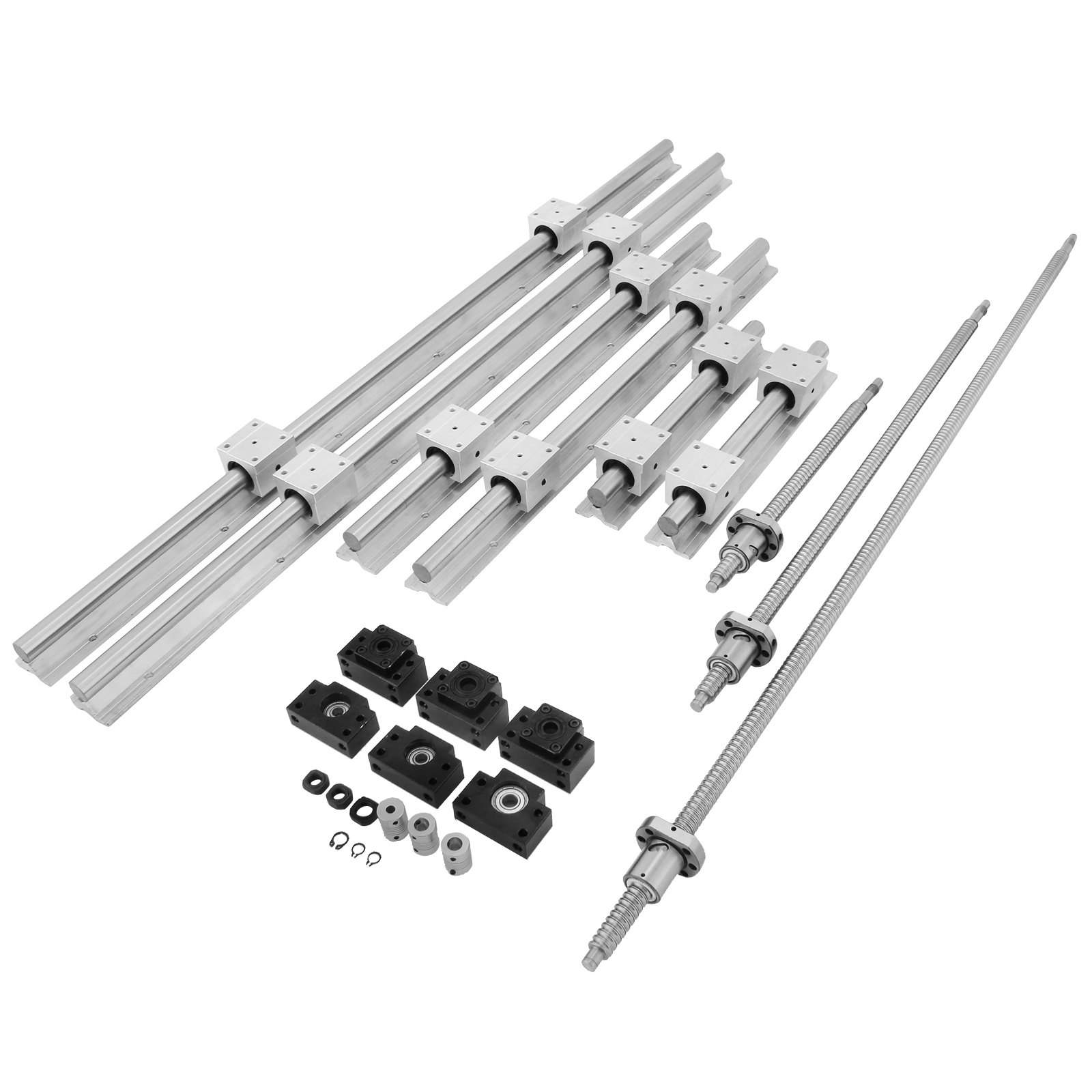 SBR20 lineaarrööpa komplekt + 3 kuulkruvi RM1605-350/650/1050mm CNC komplekt tugirööpale +